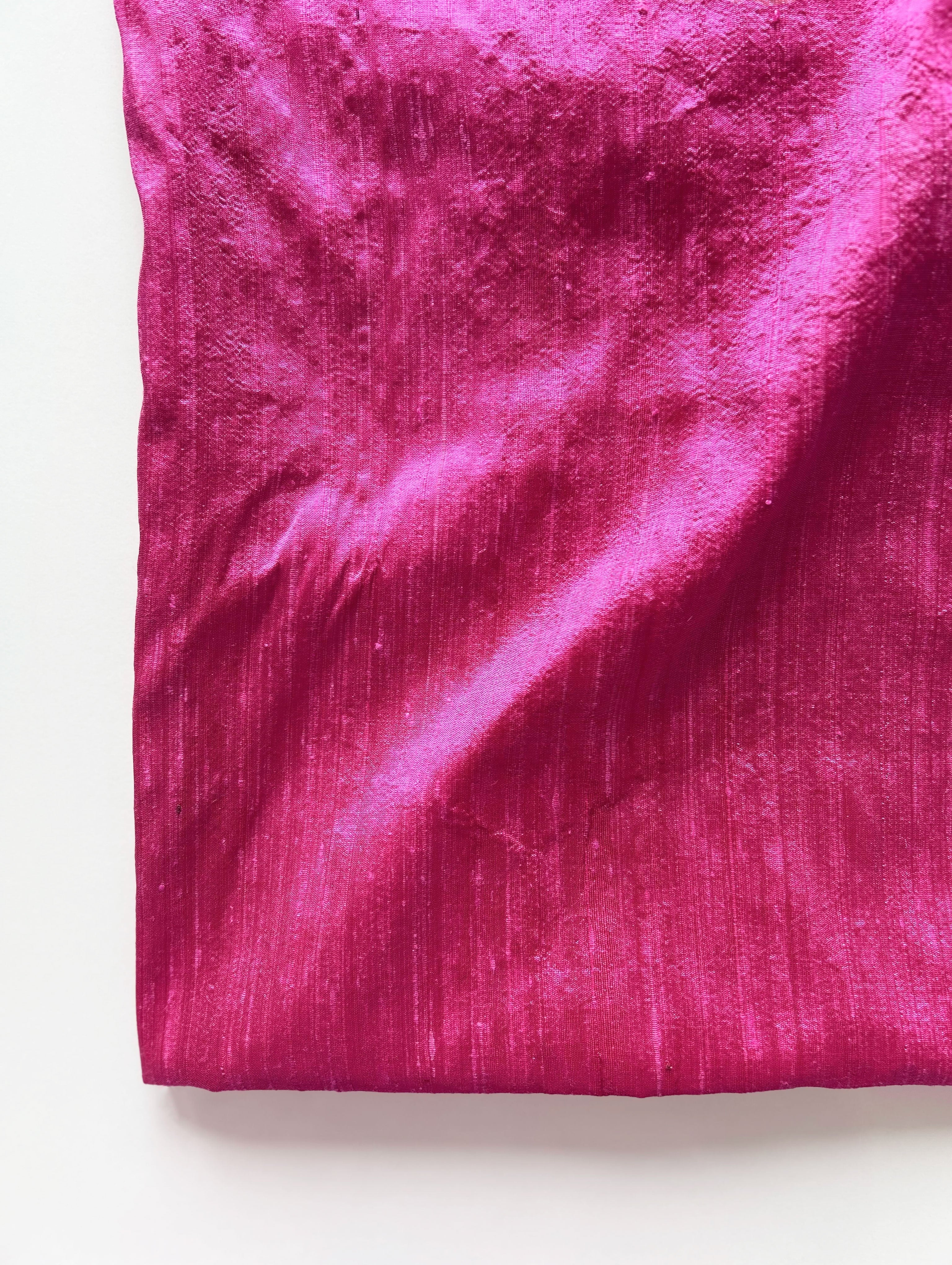 Fuchsia 100 Gram Dupion Silk Fabric
