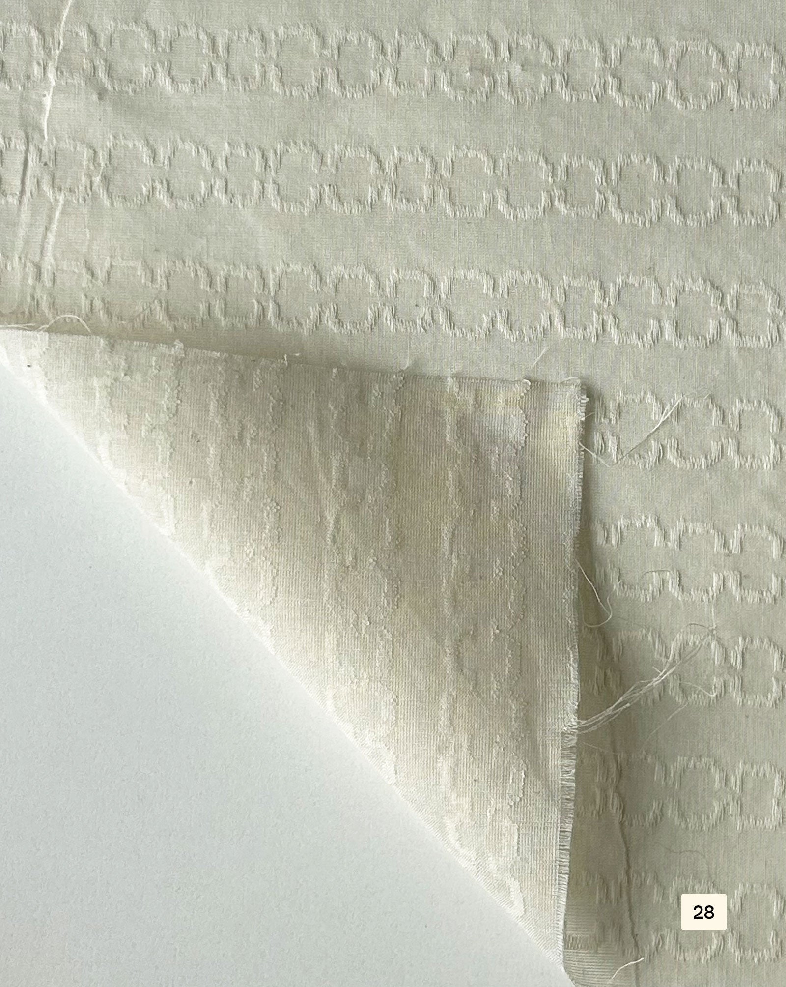 Greige Cotton Dobby fabric 48"