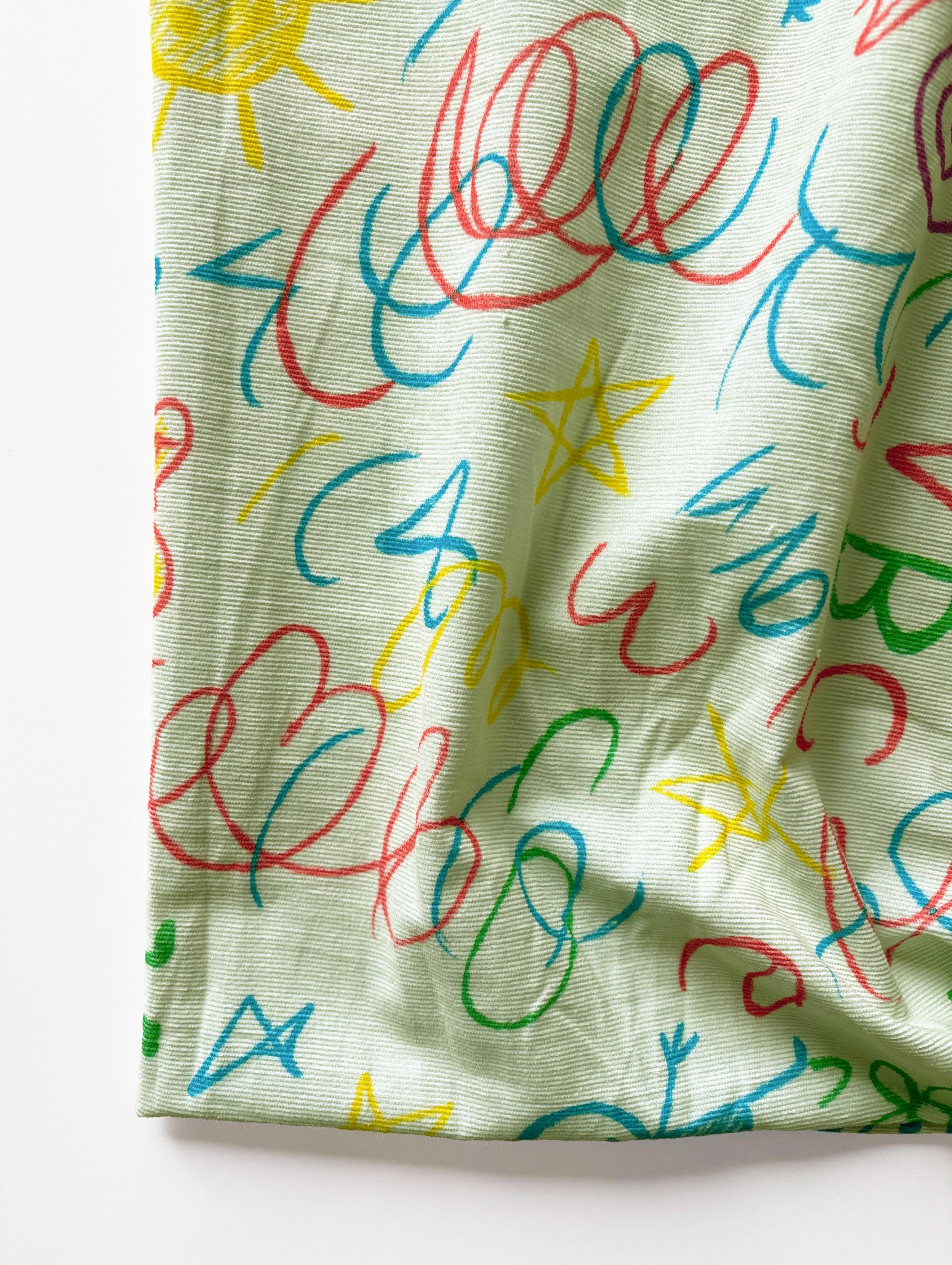 Digital Print Cotton Corduroy Fabric 58" ( 19 Wales)