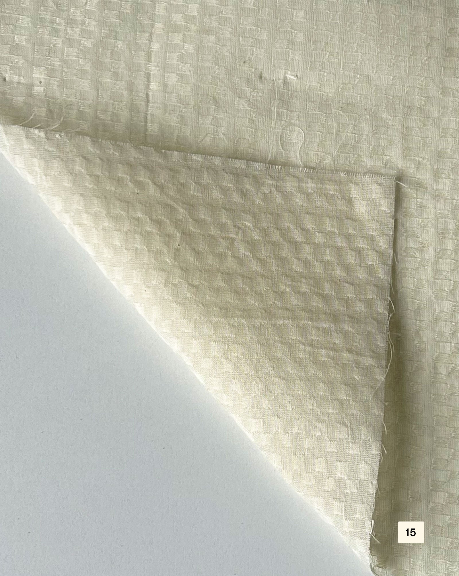 Greige Cotton Dobby fabric 48"