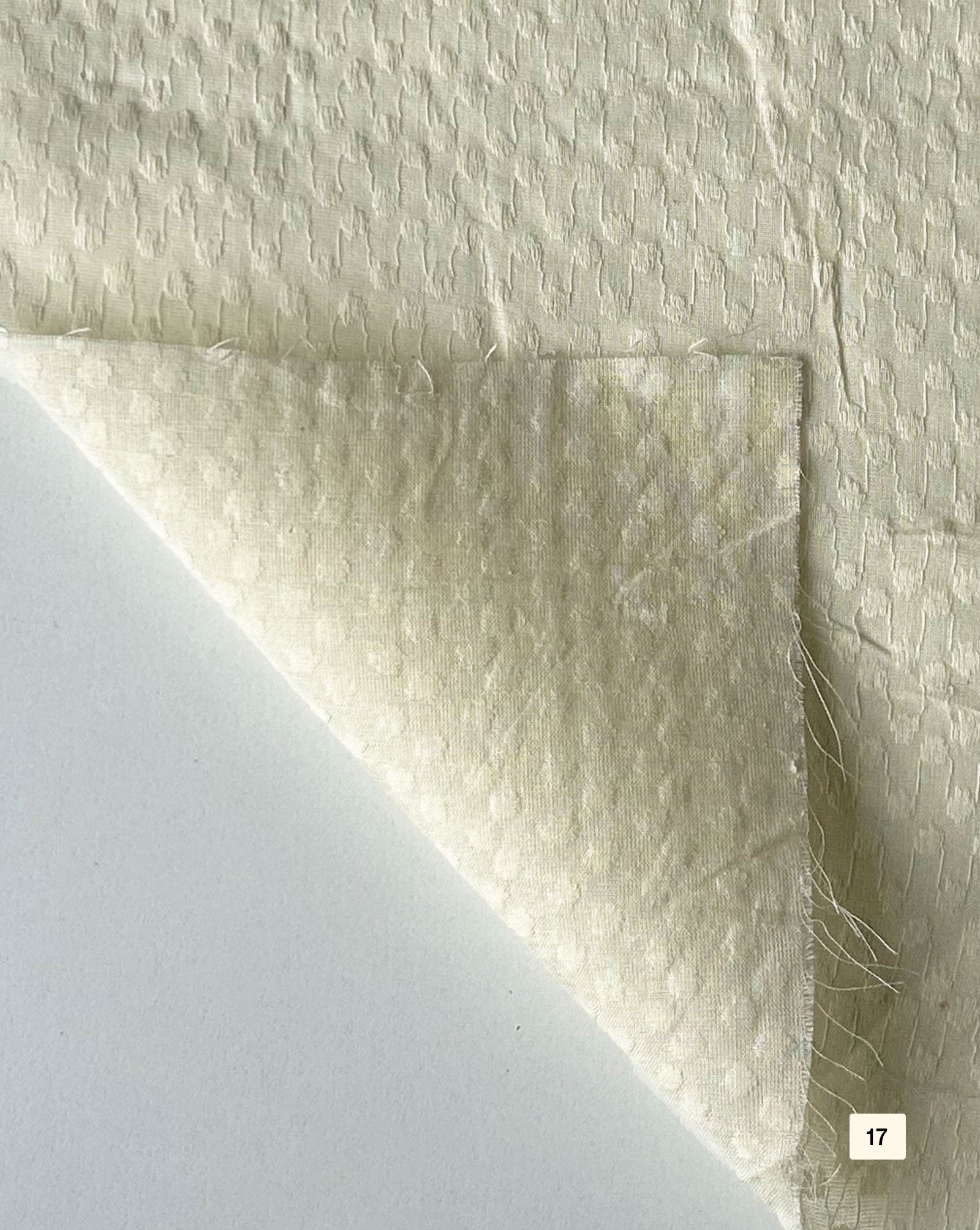 Greige Cotton Dobby fabric 48"