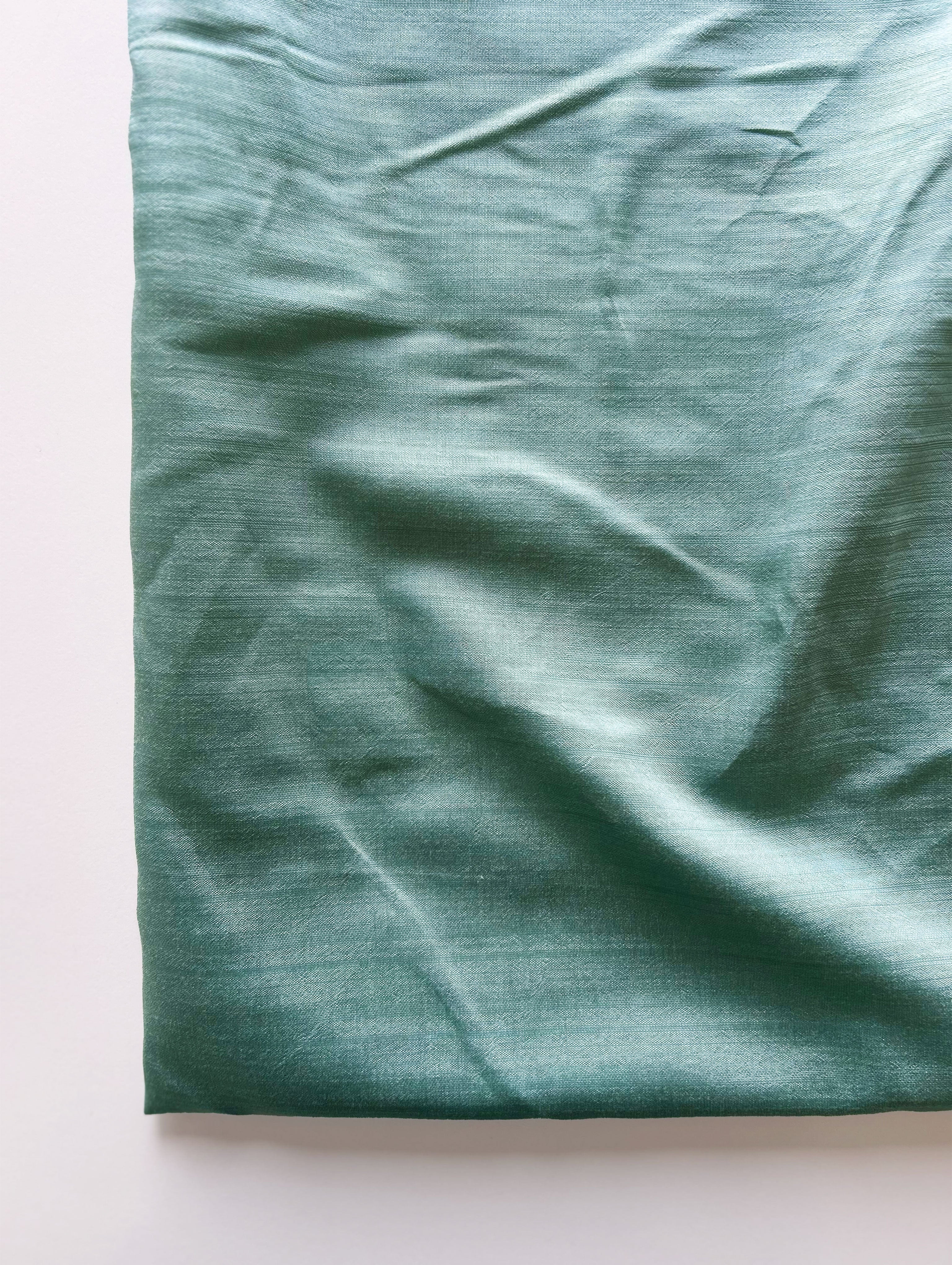 Teal Poly Dobby Mill Dyed Fabric 58" - 14 kg