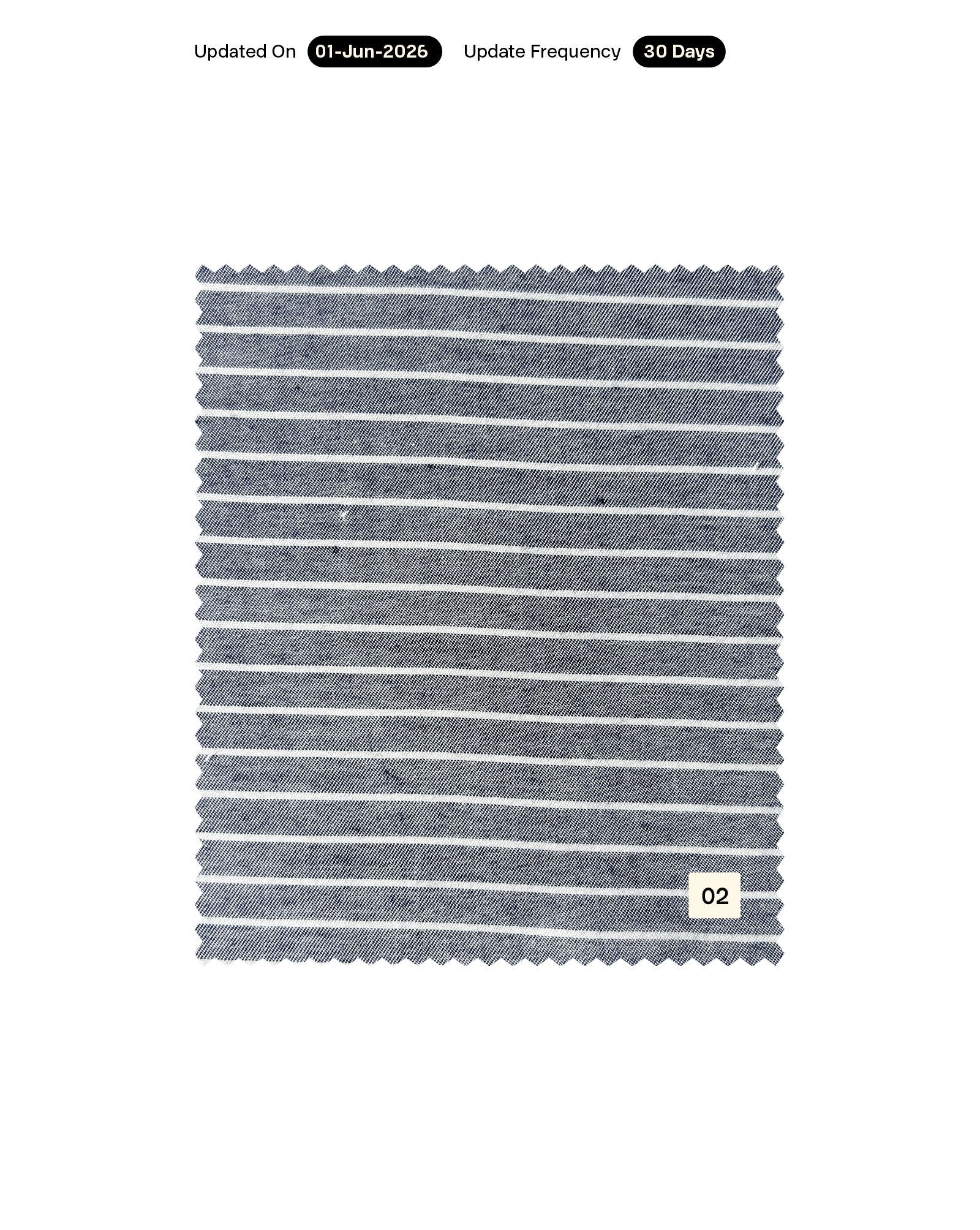 Modal Chambry Single Stripe Yarn Dyed Fabric 58"