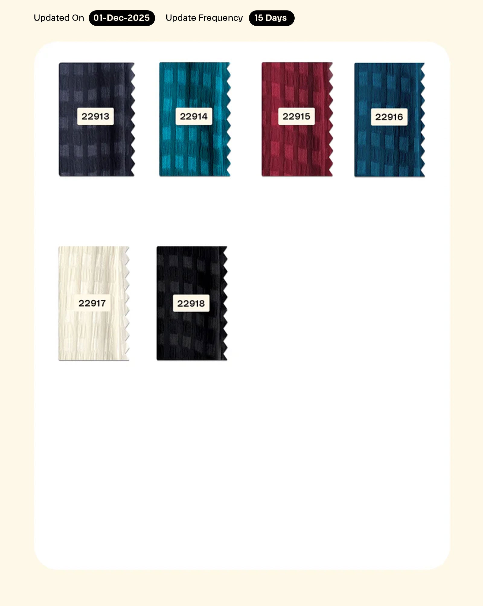 Poly Checks Dobby Fabric 50" - 15 kg