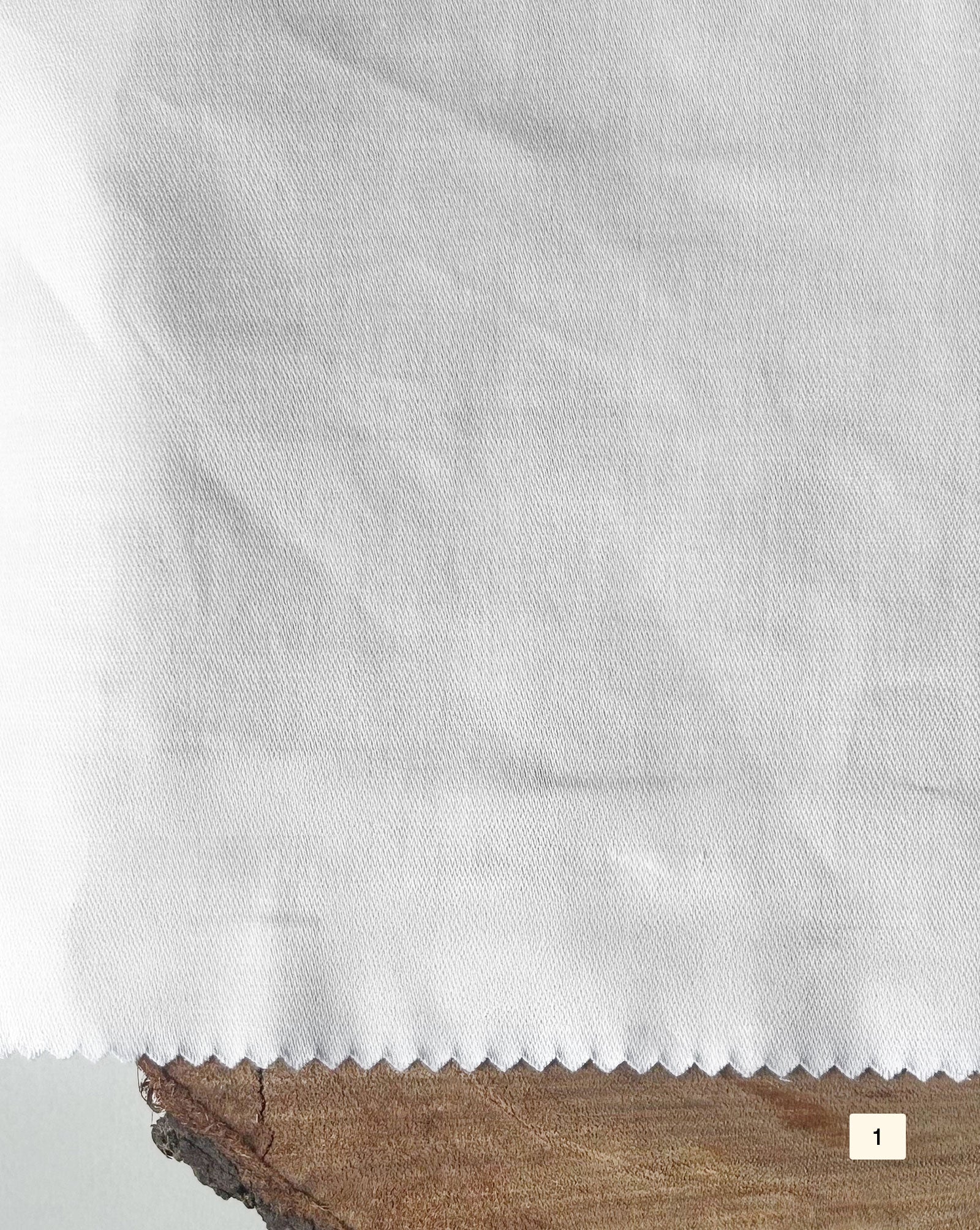 40s Cotton Dobby White Fabric 58"