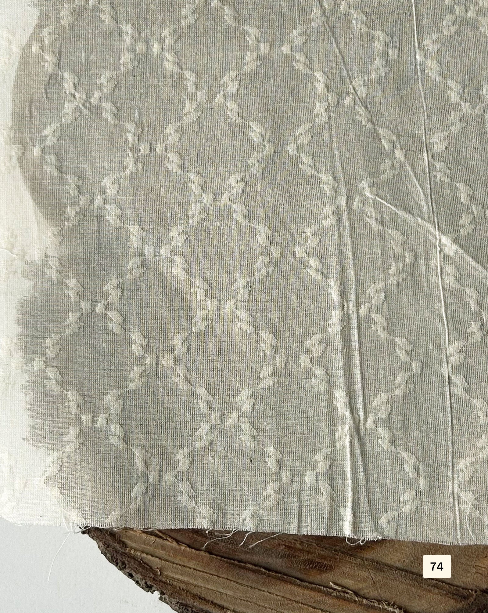 Greige Cotton Dobby fabric 48"