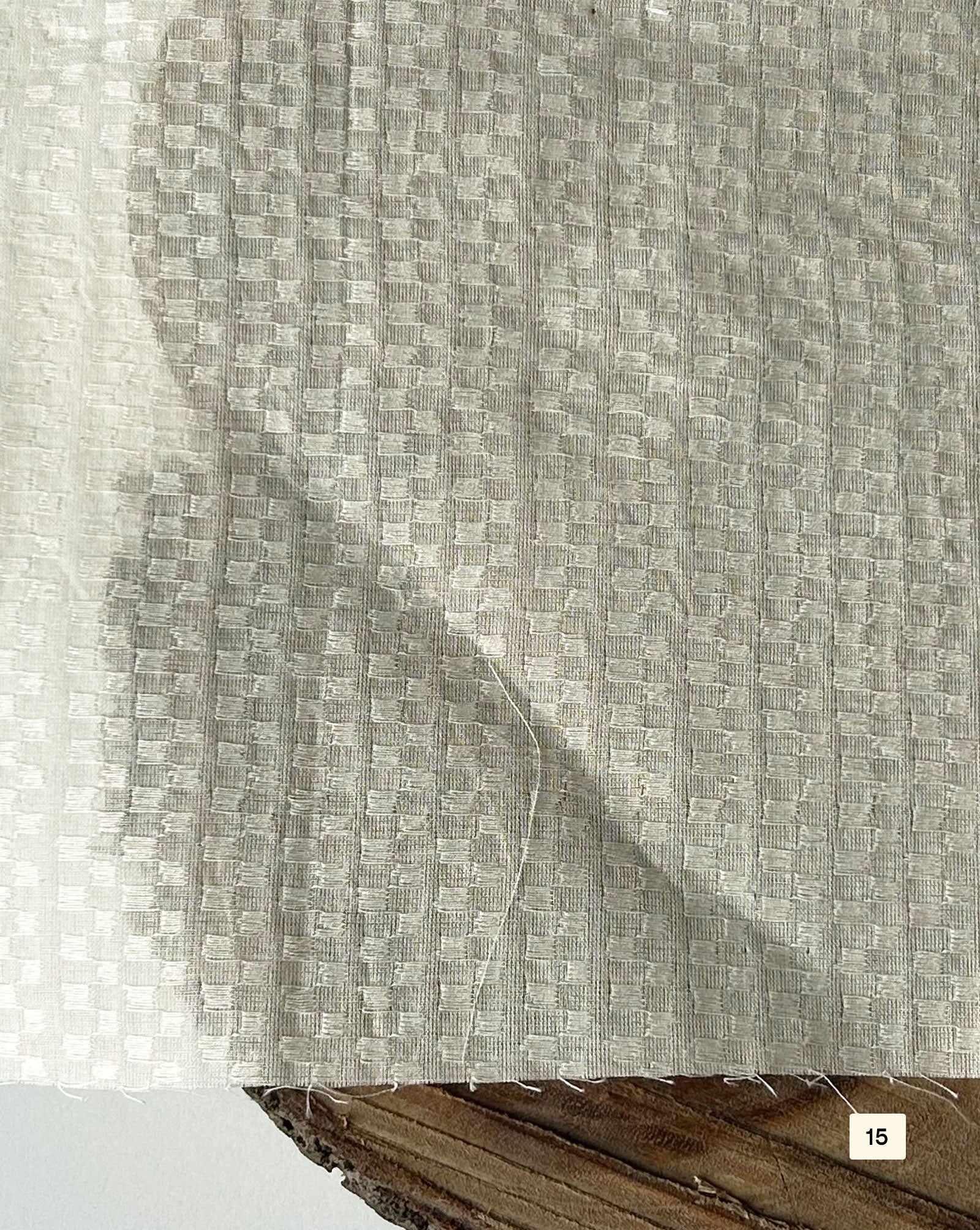 Greige Cotton Dobby fabric 48"