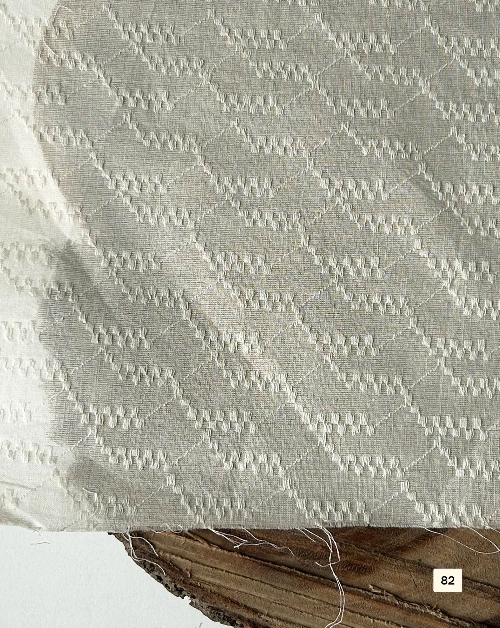 Greige Cotton Dobby fabric 48"