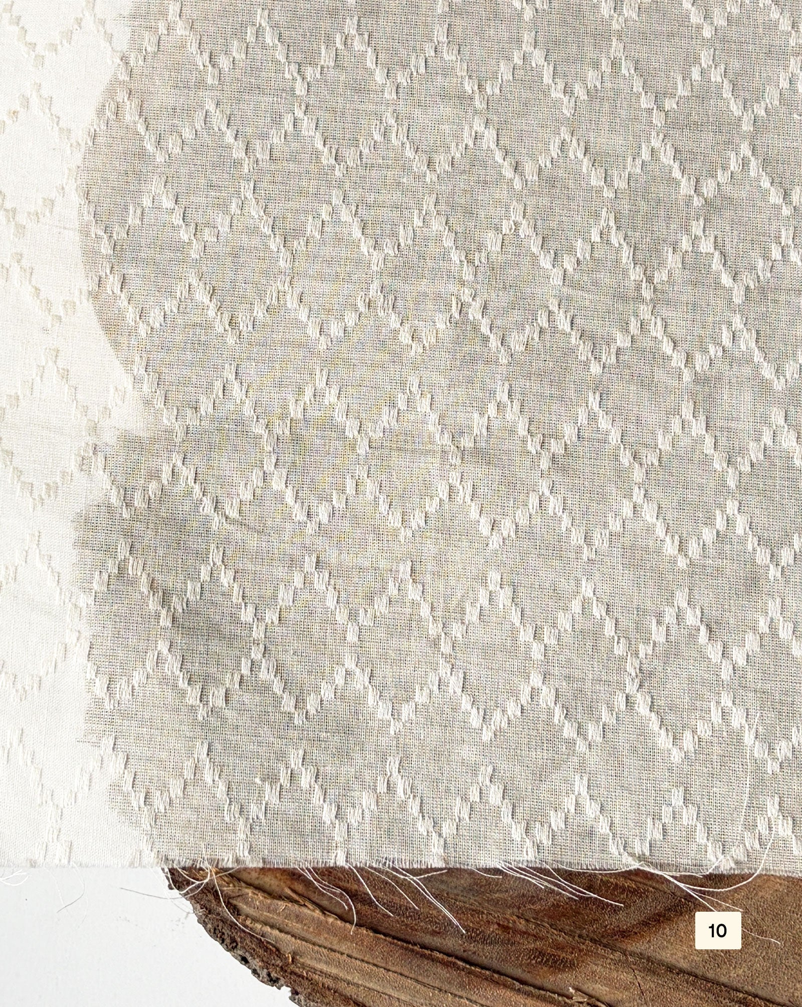 Greige Cotton Dobby fabric 48"