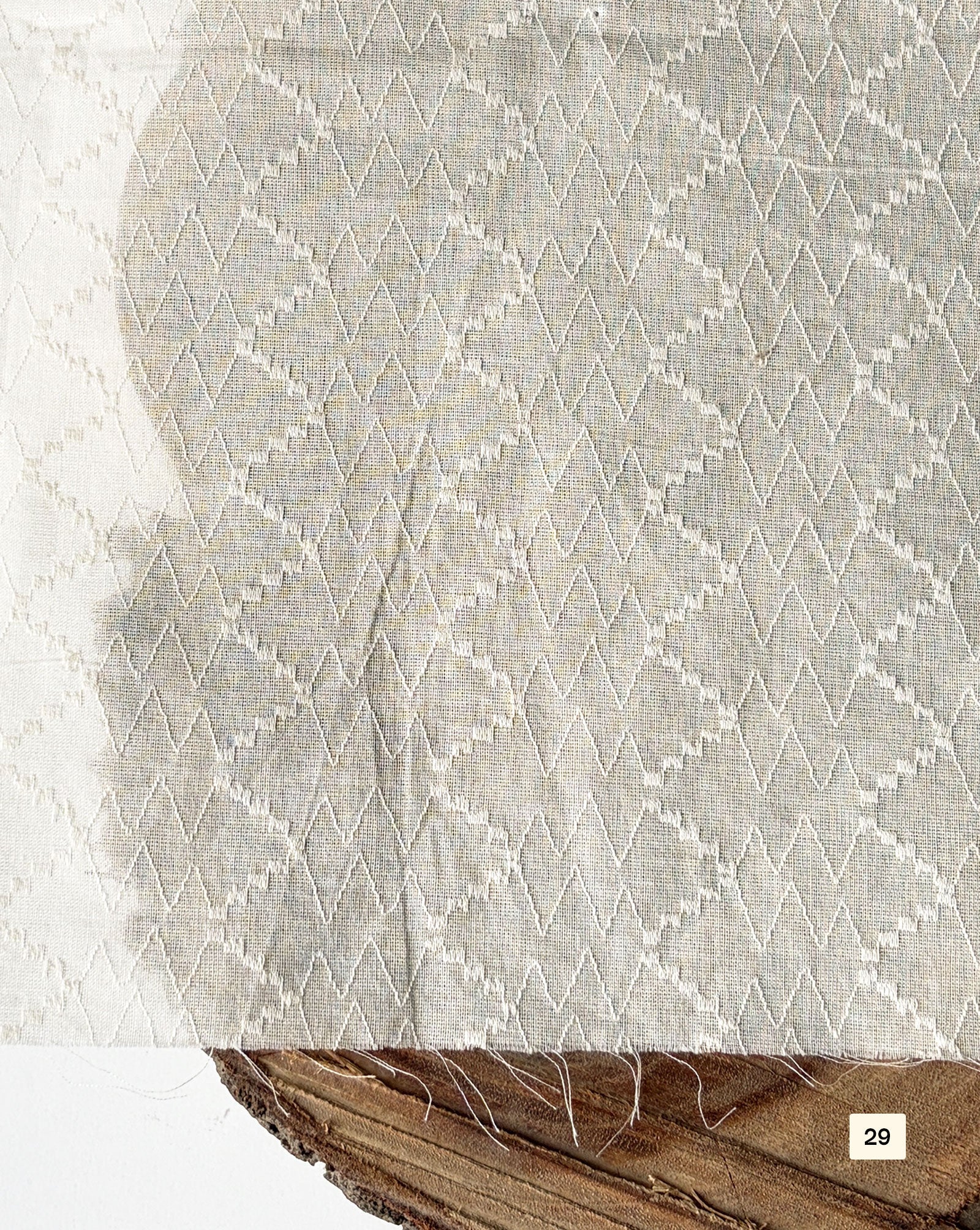 Greige Cotton Dobby fabric 48"