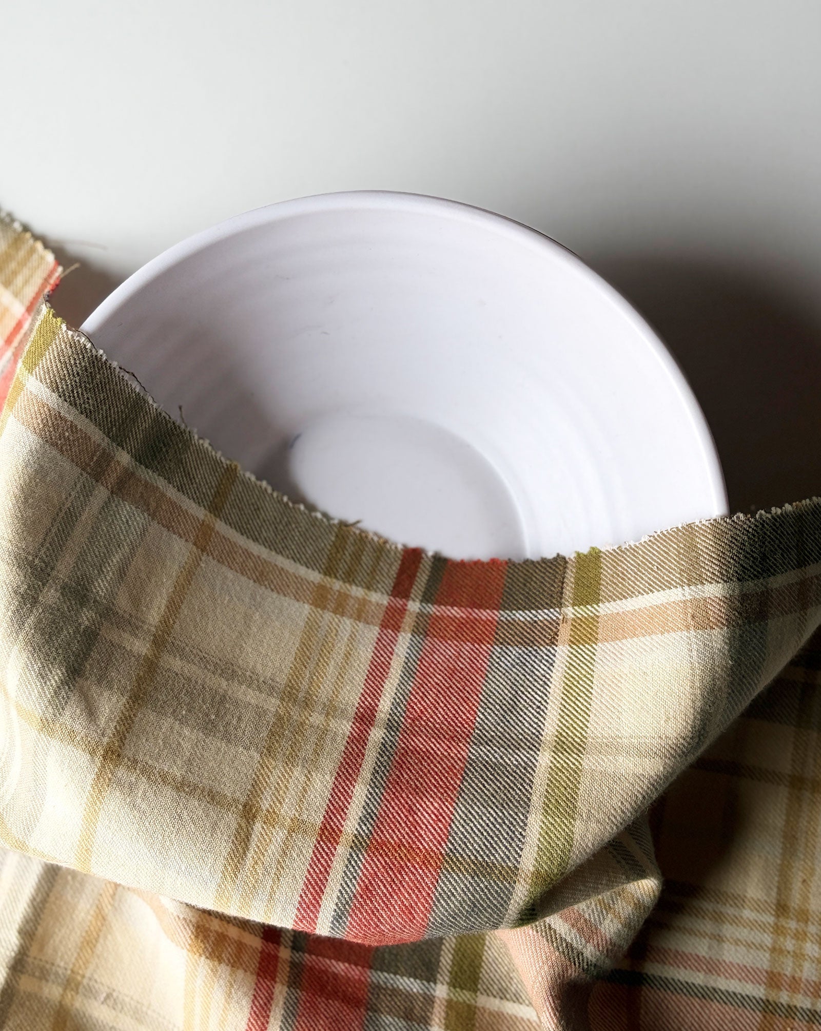 Cotton Yarn Dyed Twill Single Side Brushed Fabric 56"