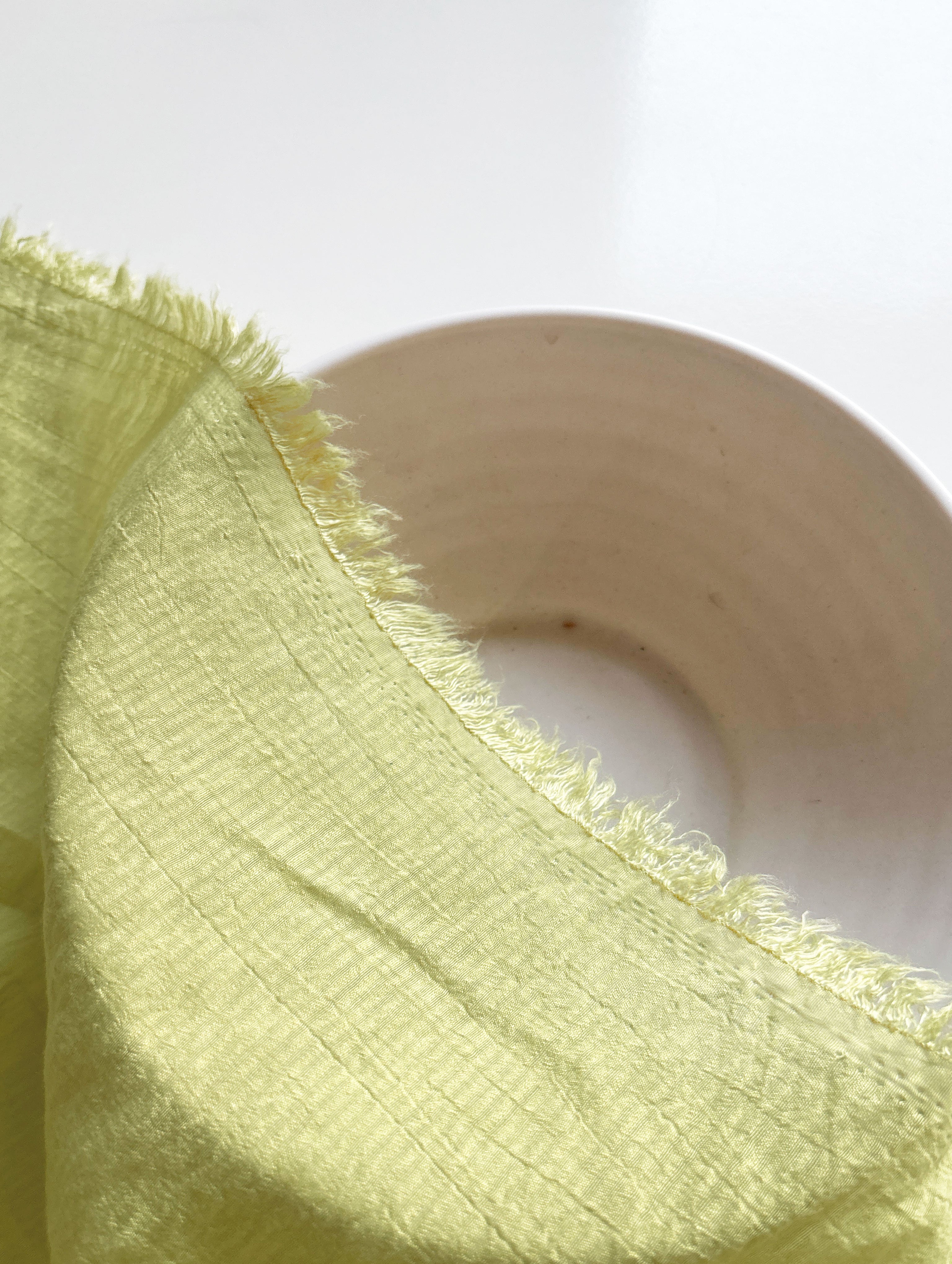 Green Viscose Nylon Crushed Mill Dyed Fabric 58"