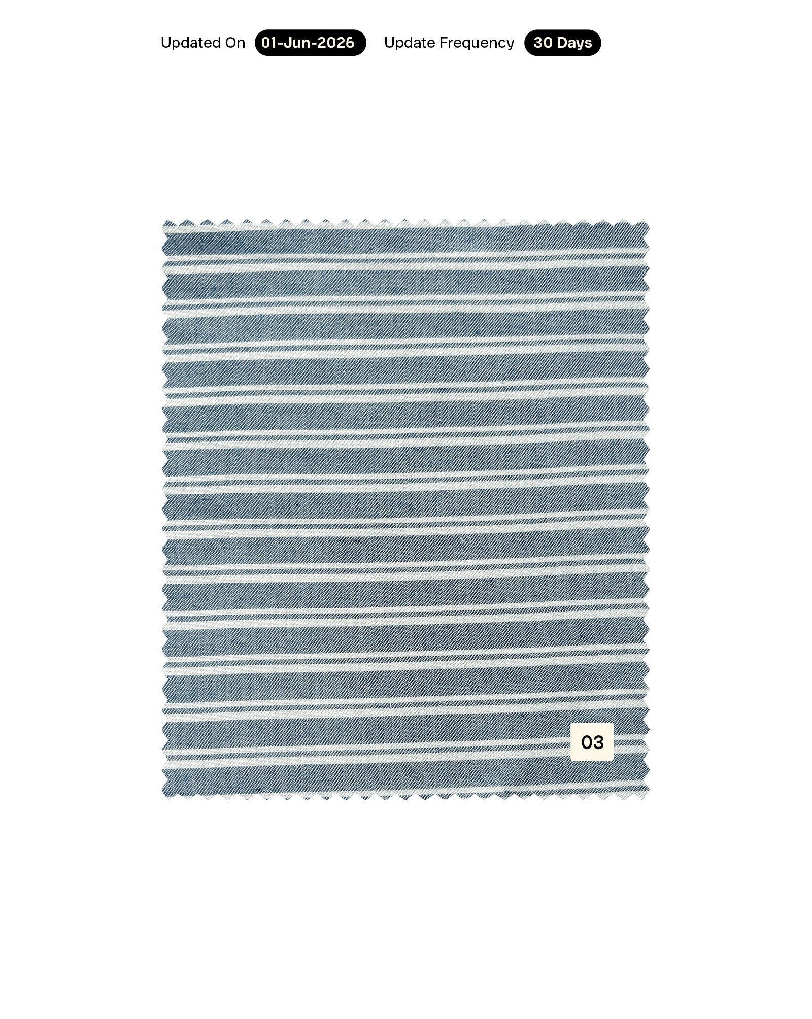 Modal Chambry Double Stripe Yarn Dyed Fabric 58"