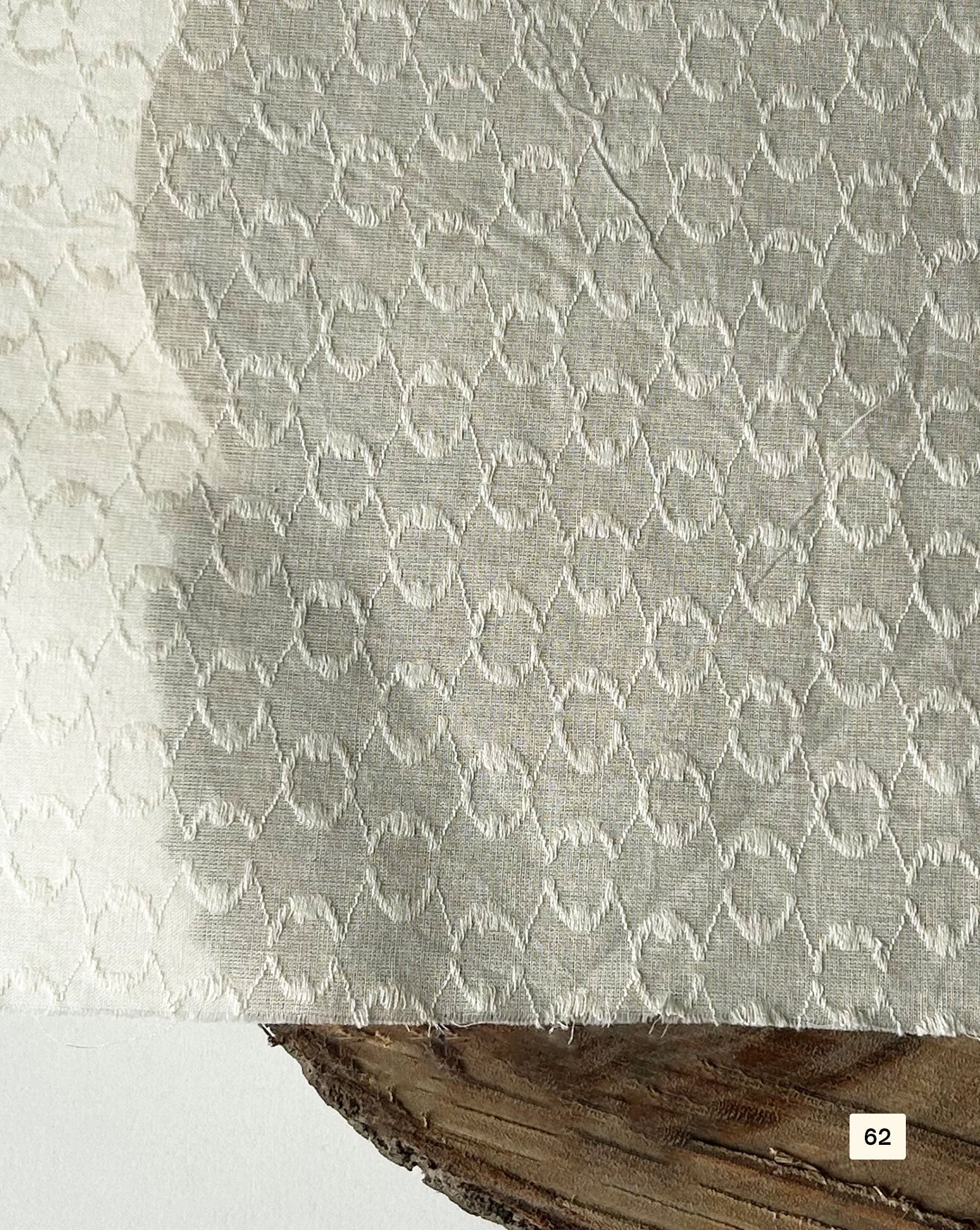 Greige Cotton Dobby fabric 48"