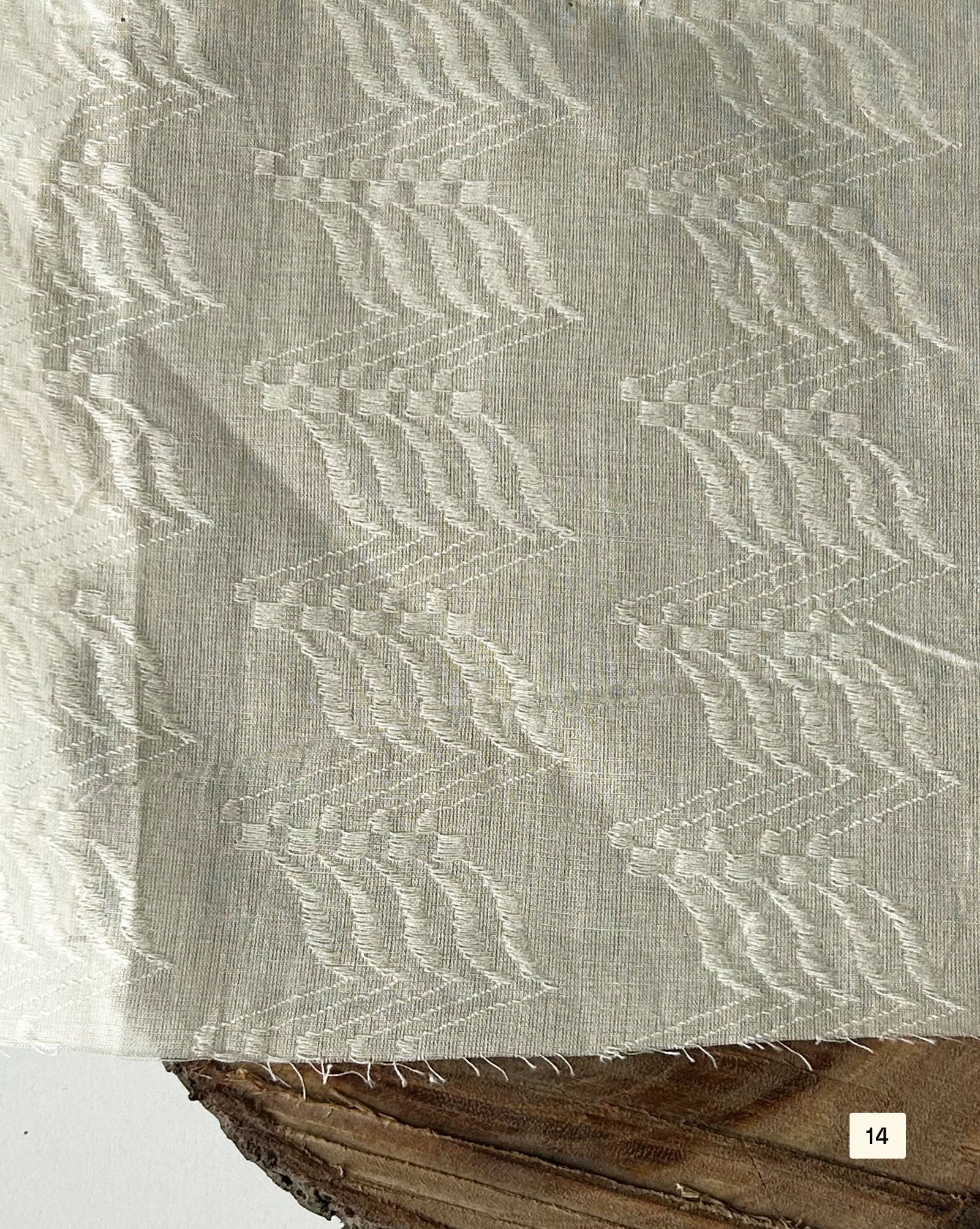 Greige Cotton Dobby fabric 48"