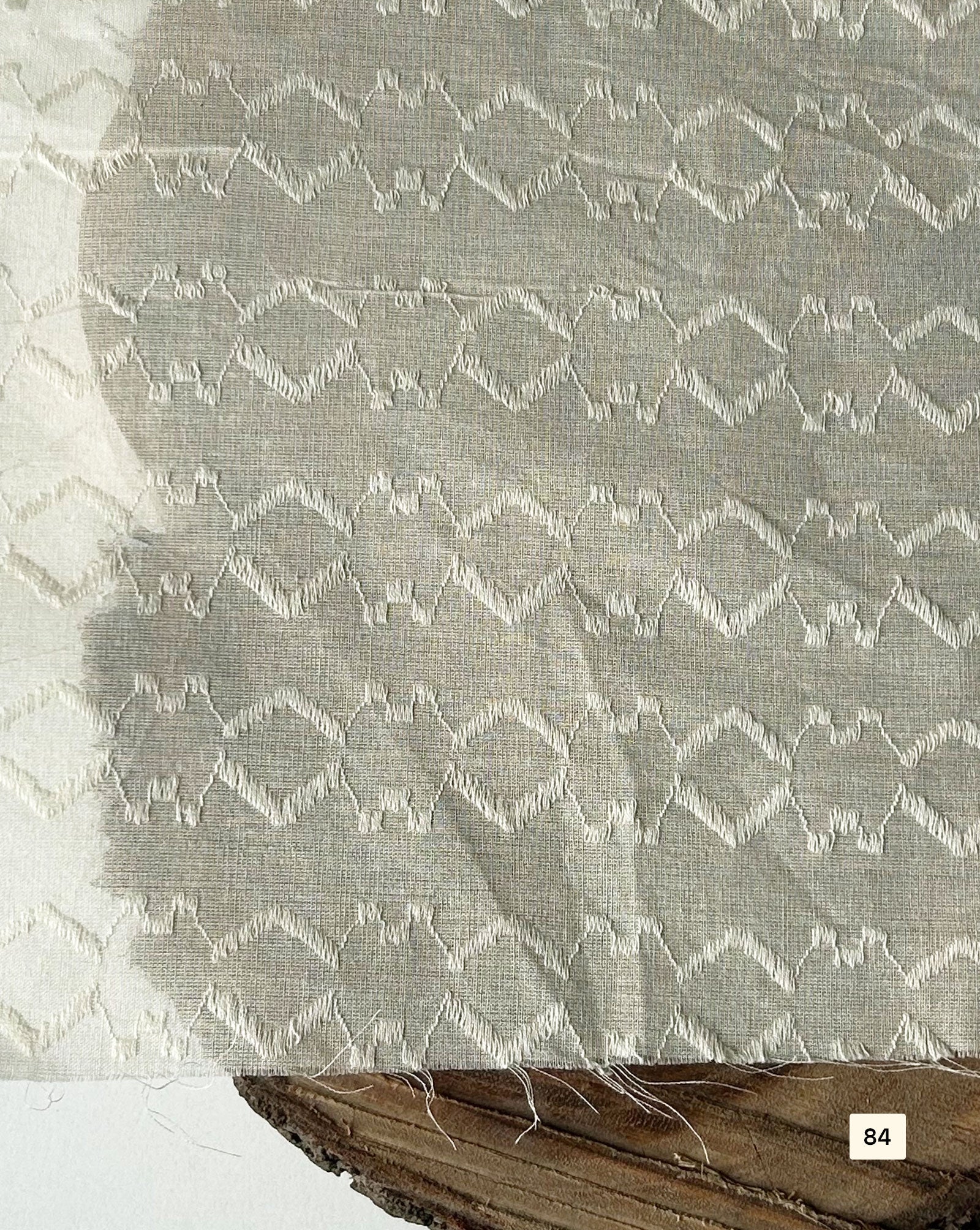 Greige Cotton Dobby fabric 48"
