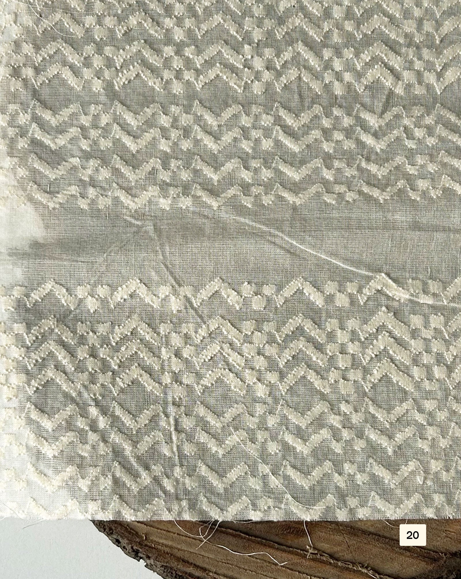Greige Cotton Dobby fabric 48"
