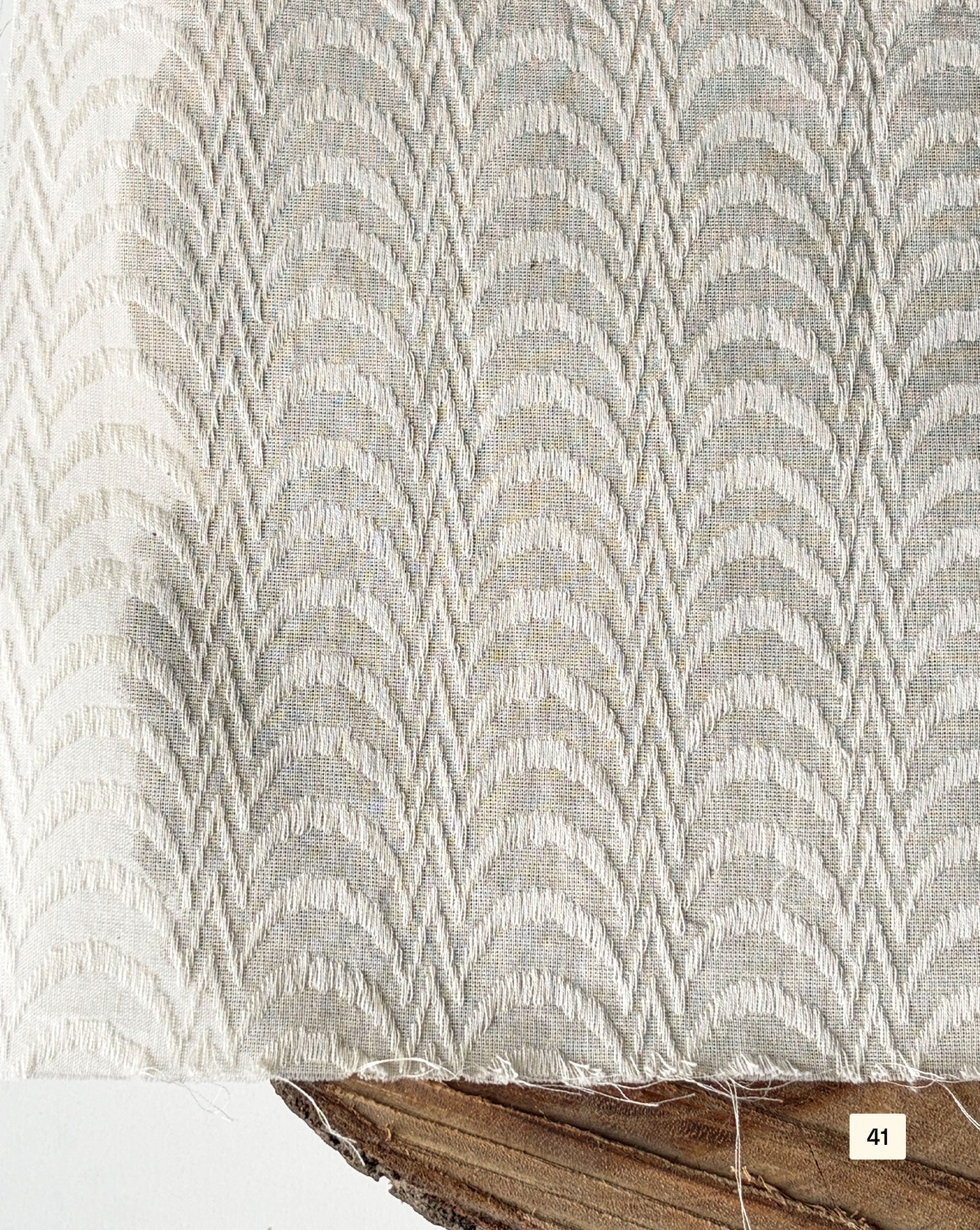 Greige Cotton Dobby fabric 48"