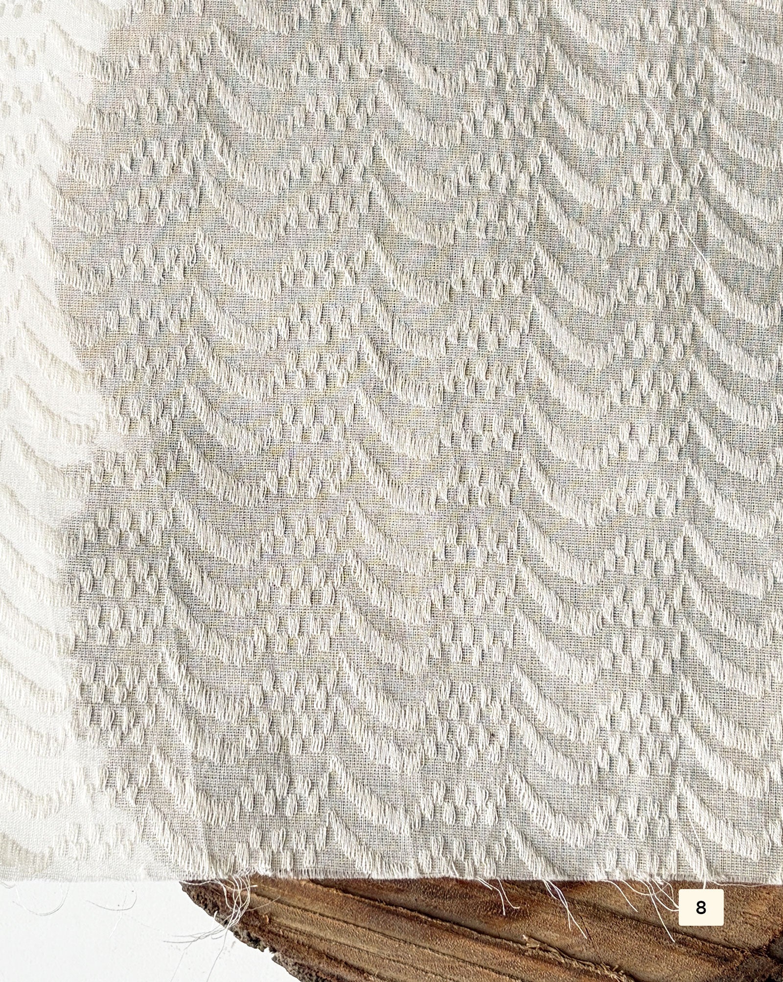 Greige Cotton Dobby fabric 48"