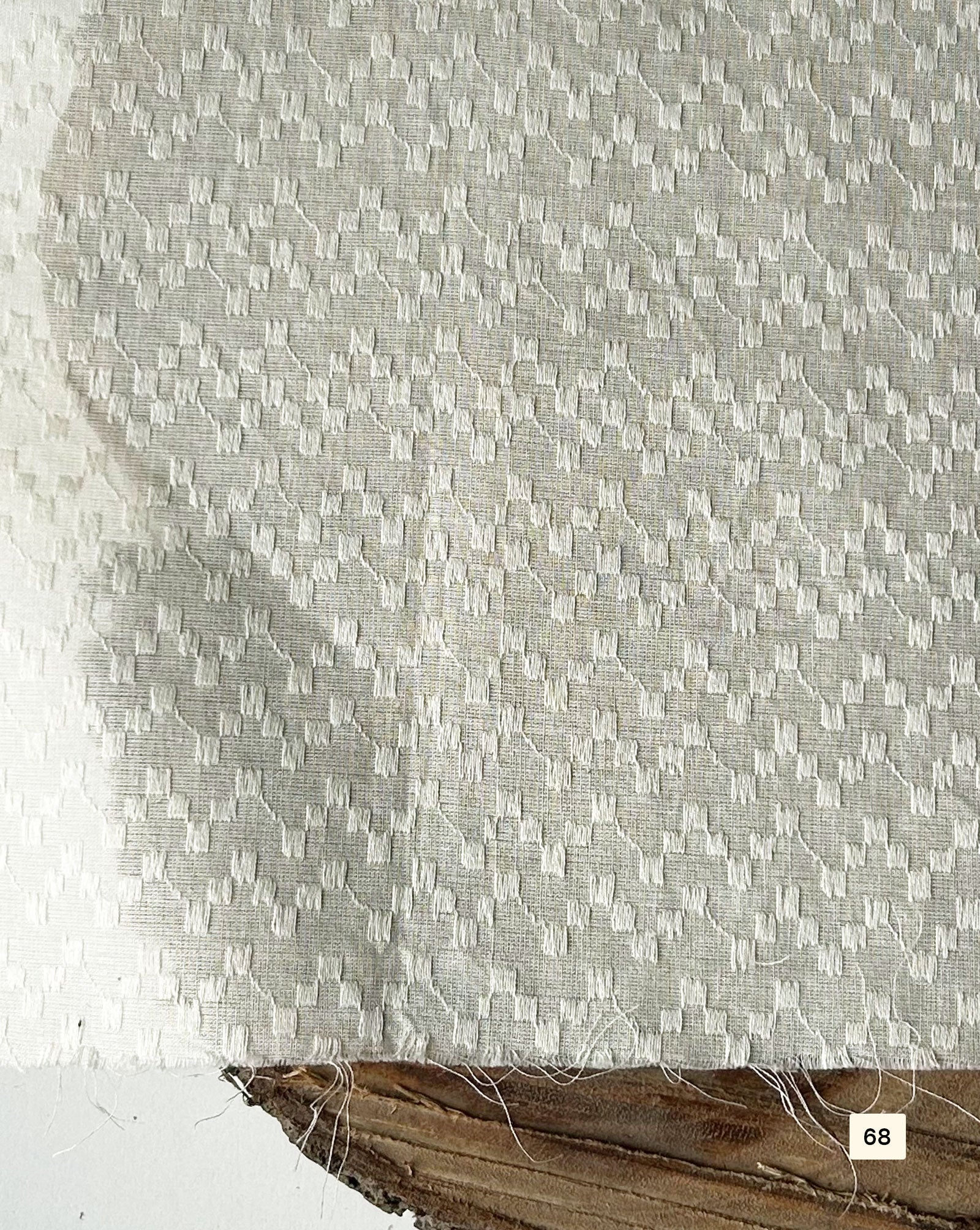 Greige Cotton Dobby fabric 48"