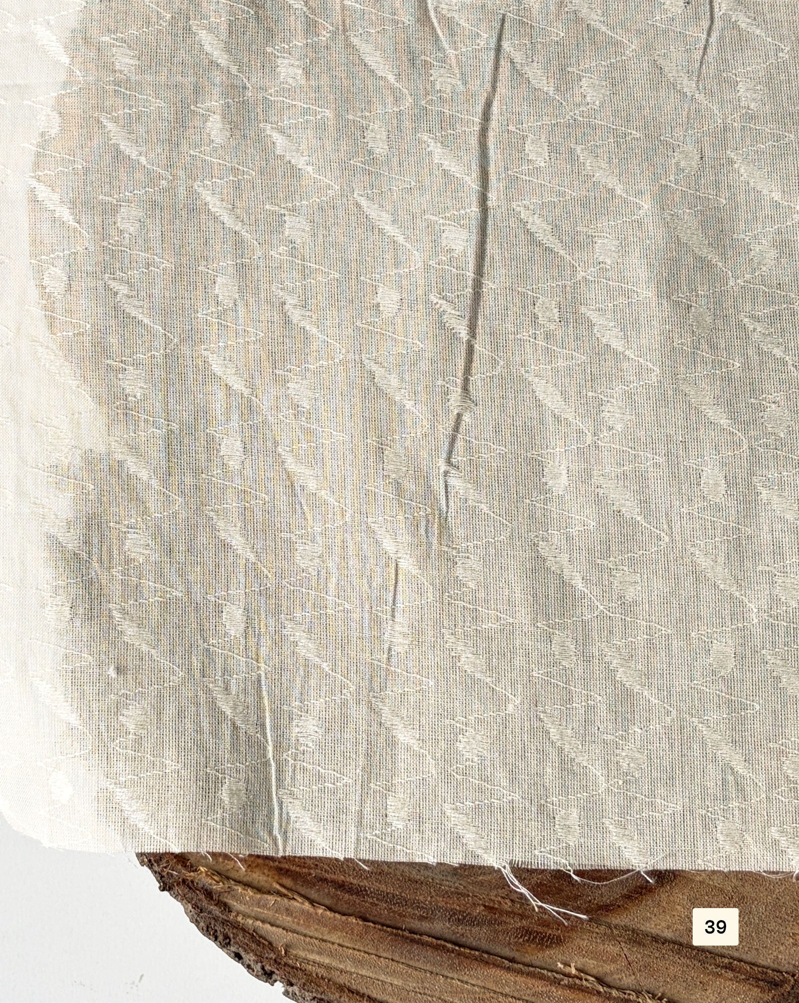 Greige Cotton Dobby fabric 48"