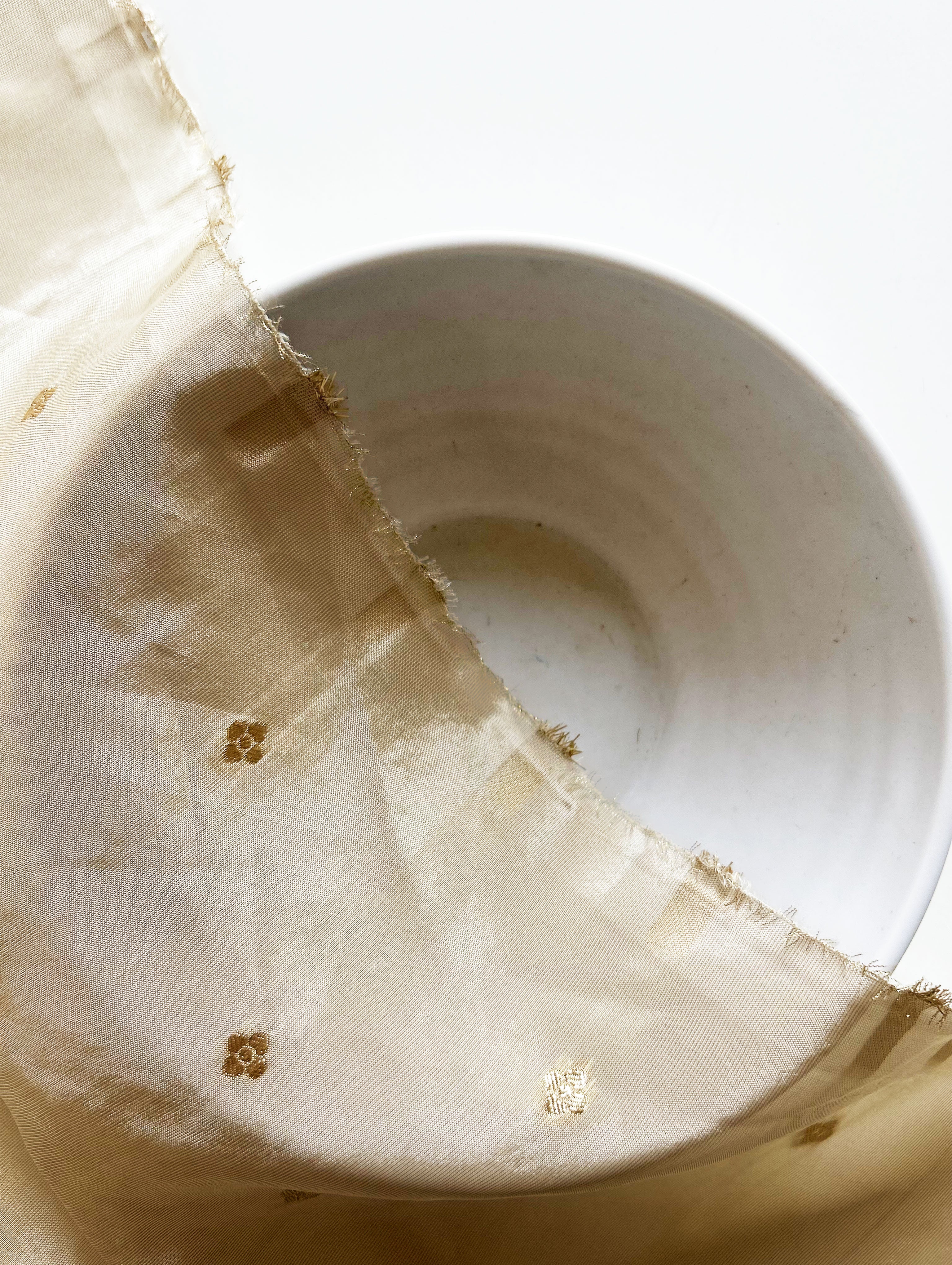 60 Gram Viscose HO Tissue Silk Booti Jacquard Fabric - ( Swatch 10x12" )