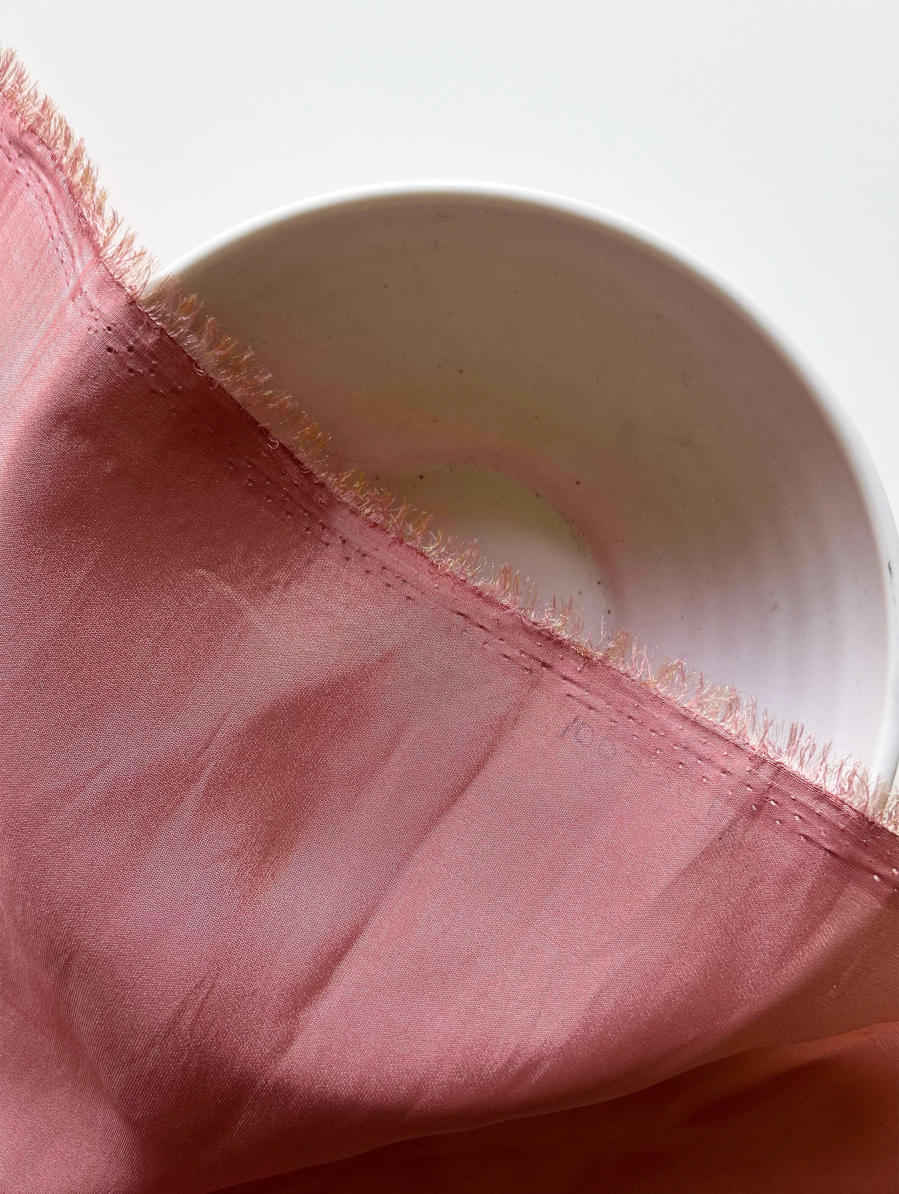 Salmon Poly Shimmer Mill Dyed Fabric - 5.5 kg