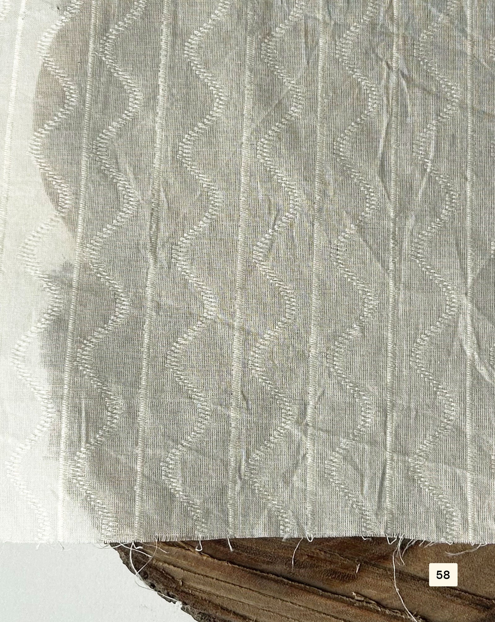 Greige Cotton Dobby fabric 48"