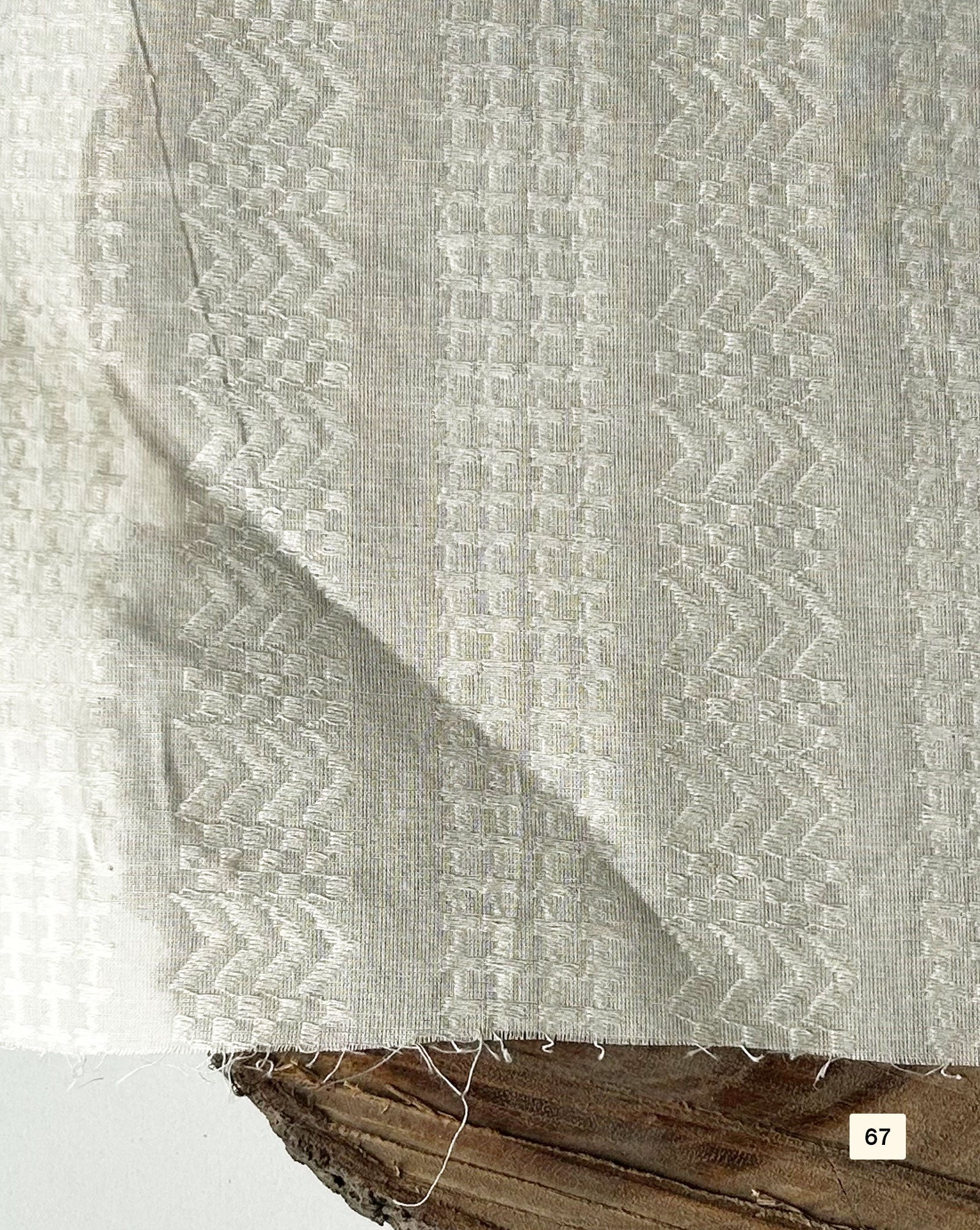 Greige Cotton Dobby fabric 48"
