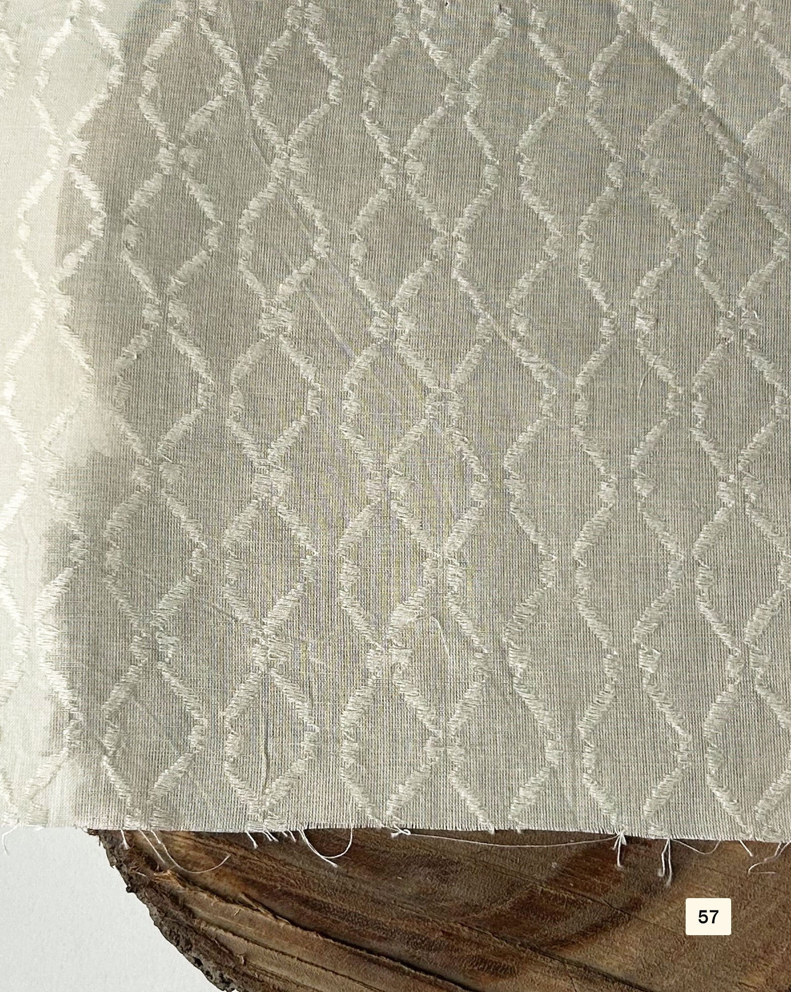 Greige Cotton Dobby fabric 48"