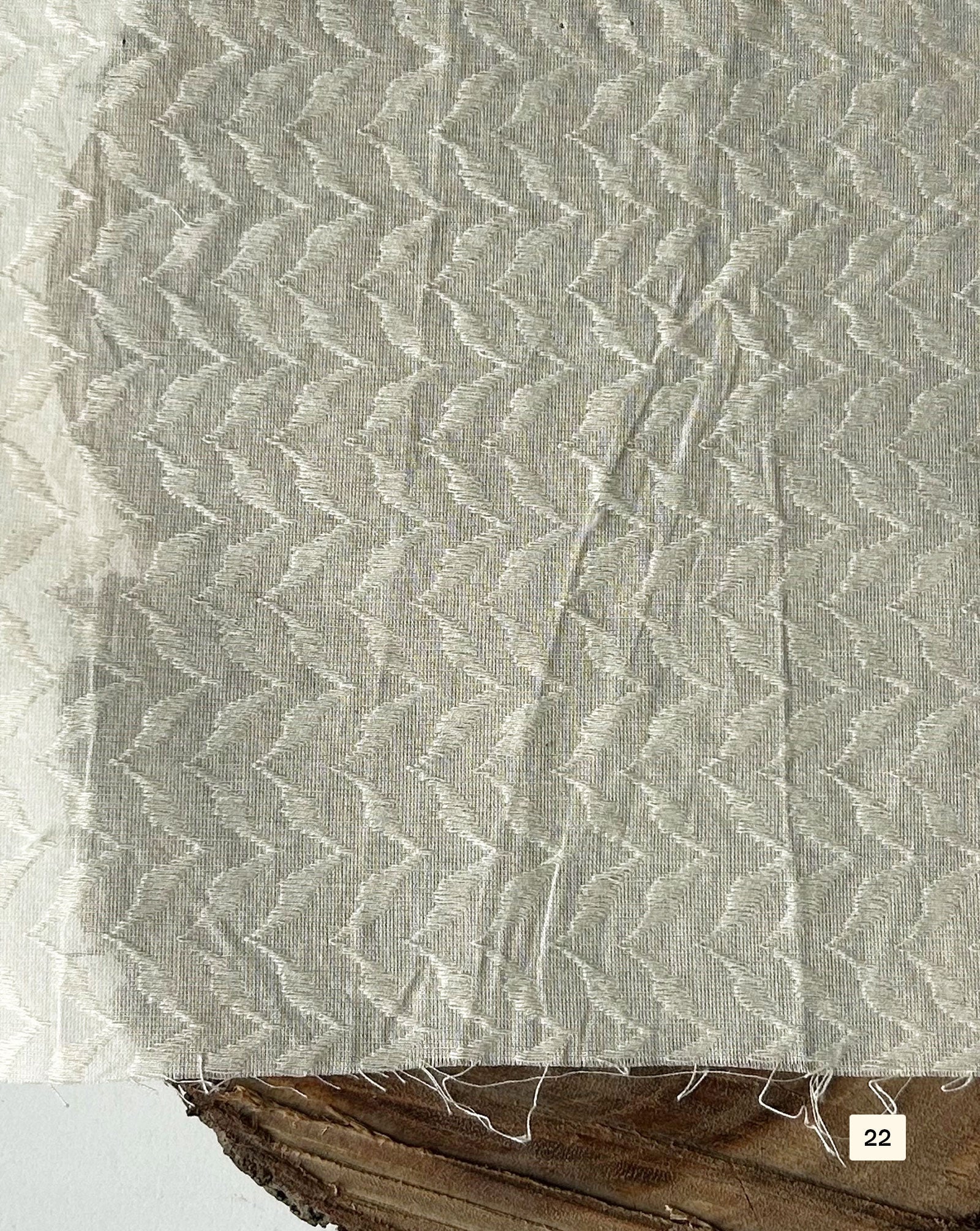 Greige Cotton Dobby fabric 48"