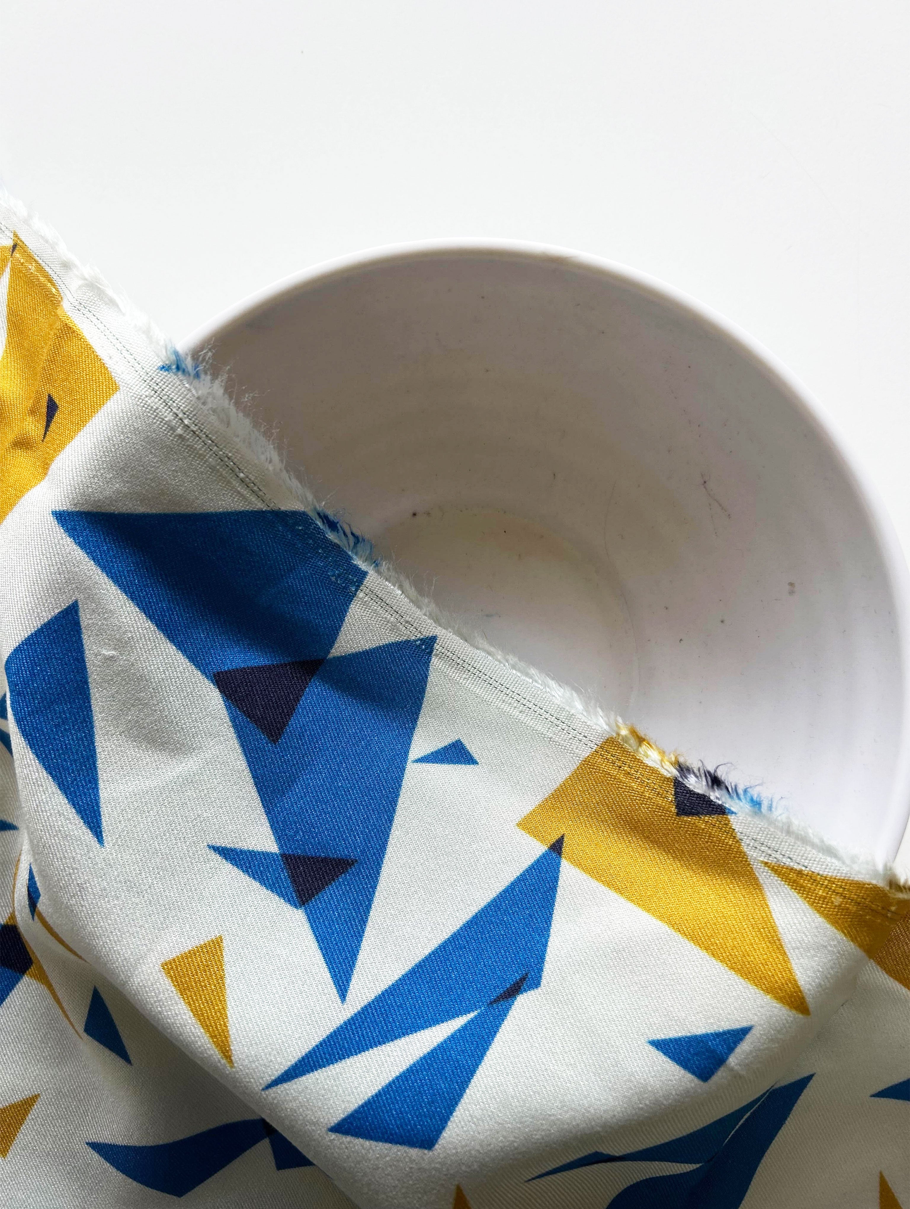 Green Digital Print 30s Liva Viscose Twill Fabric 58''