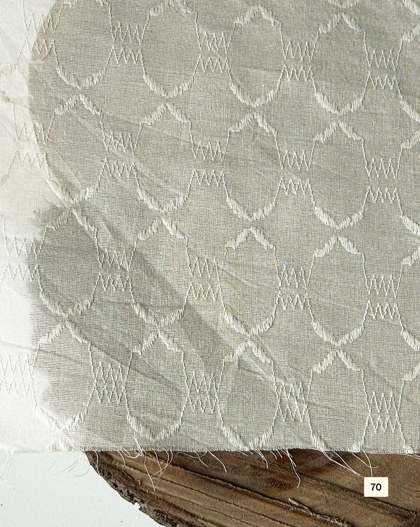 Greige Cotton Dobby fabric 48"