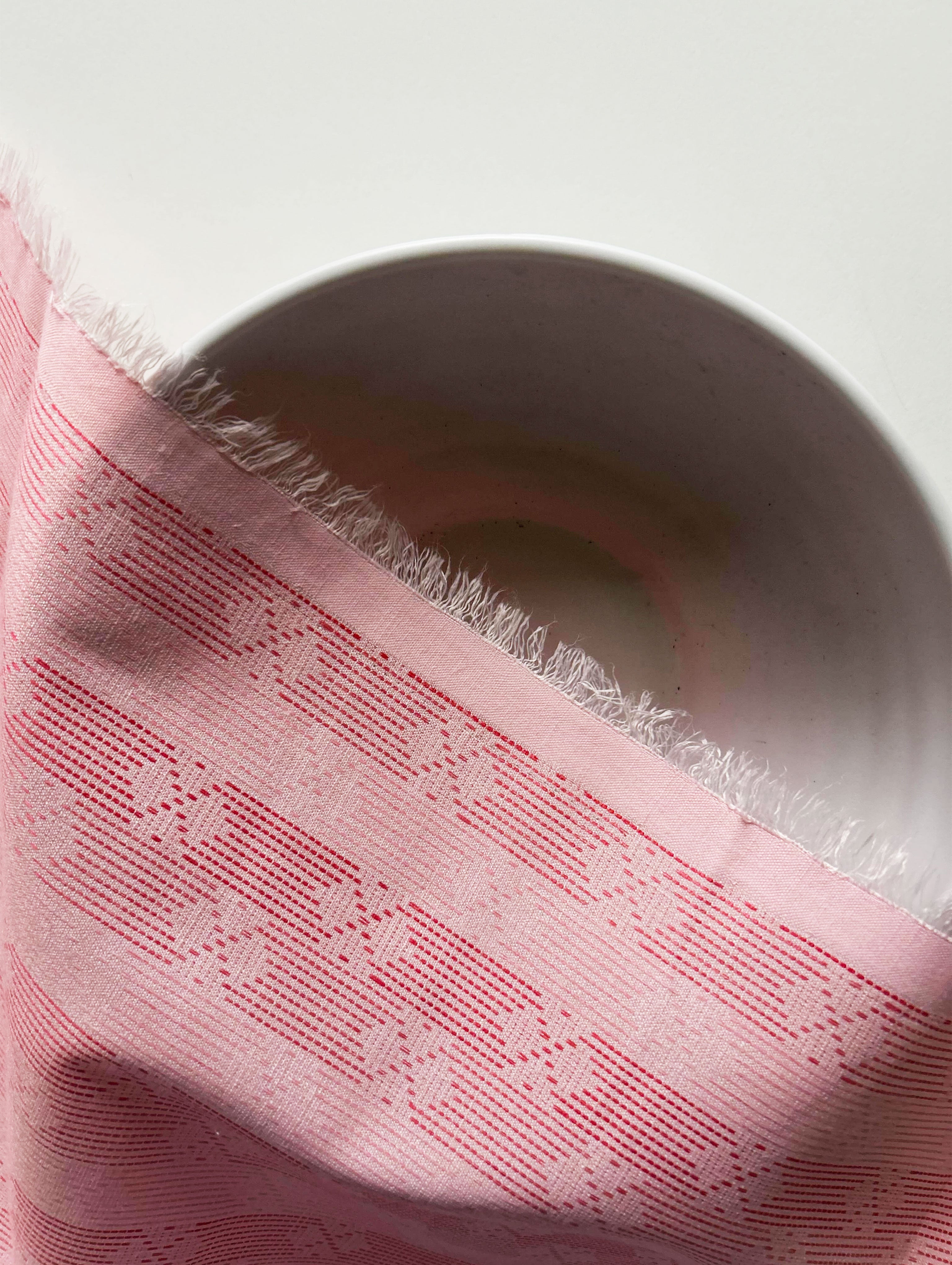 Pink Blended Cotton Dobby Mill Dyed Fabric 58"