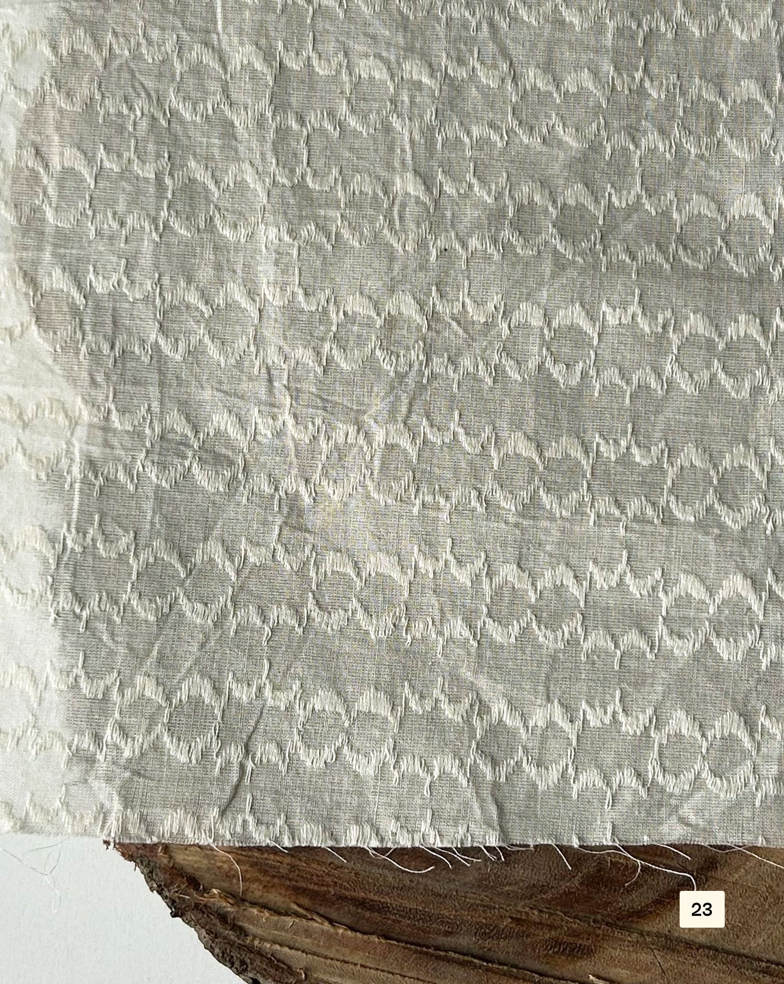 Greige Cotton Dobby fabric 48"