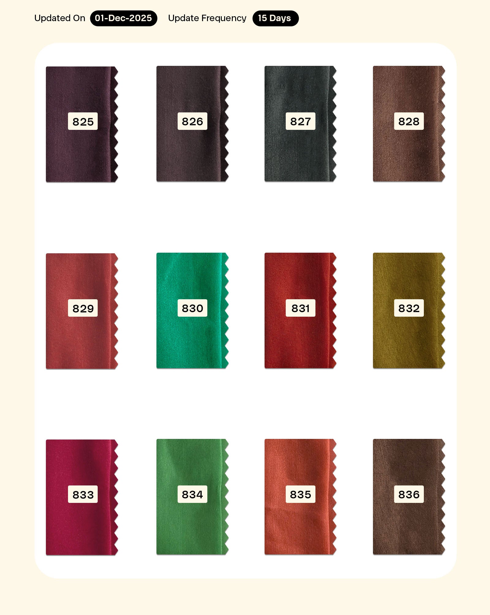 Poly Tussar Silk Mill Dyed Fabric - 6.5 kg