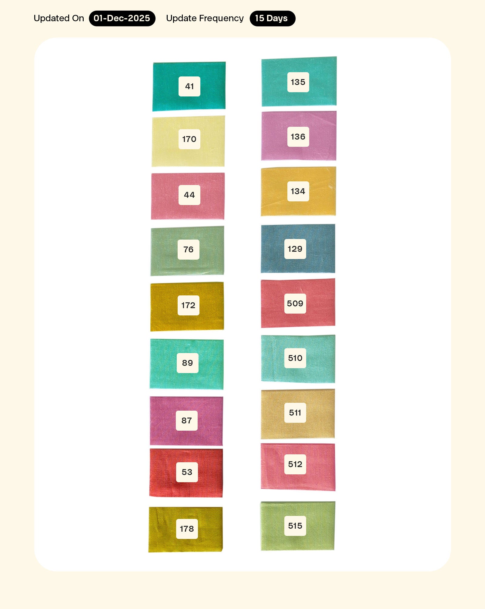 Poly Viscose Mill Dyed Fabric (Modal Chanderi) - 6 kg