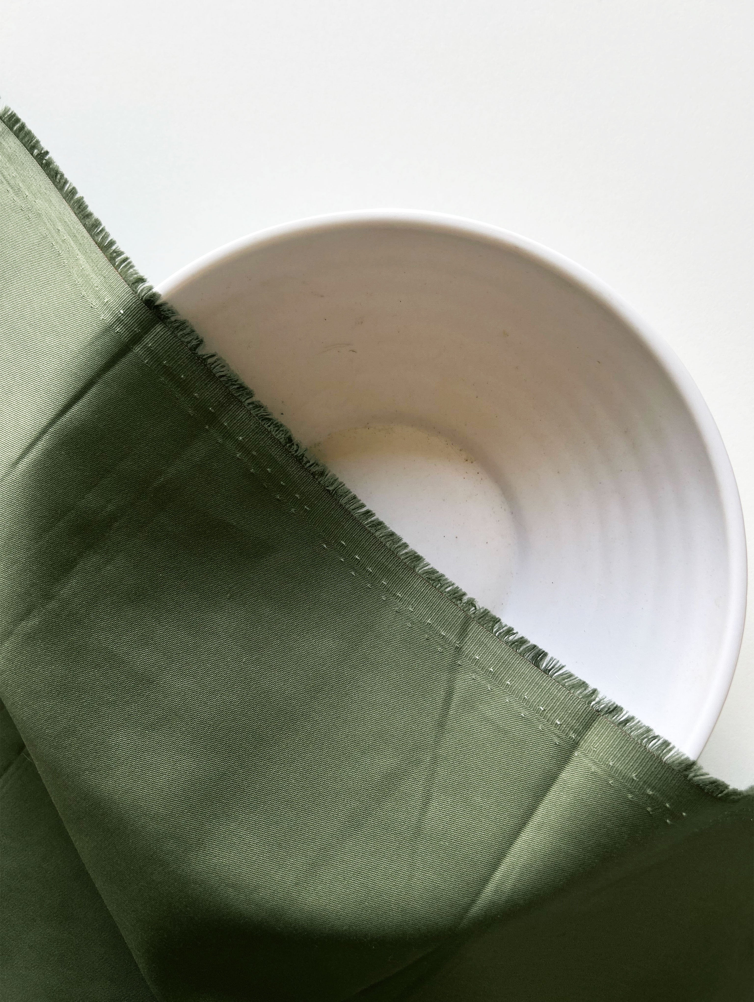 Dark Green 40s Cotton Twill Bio Finish Mill Dyed Fabric 57"