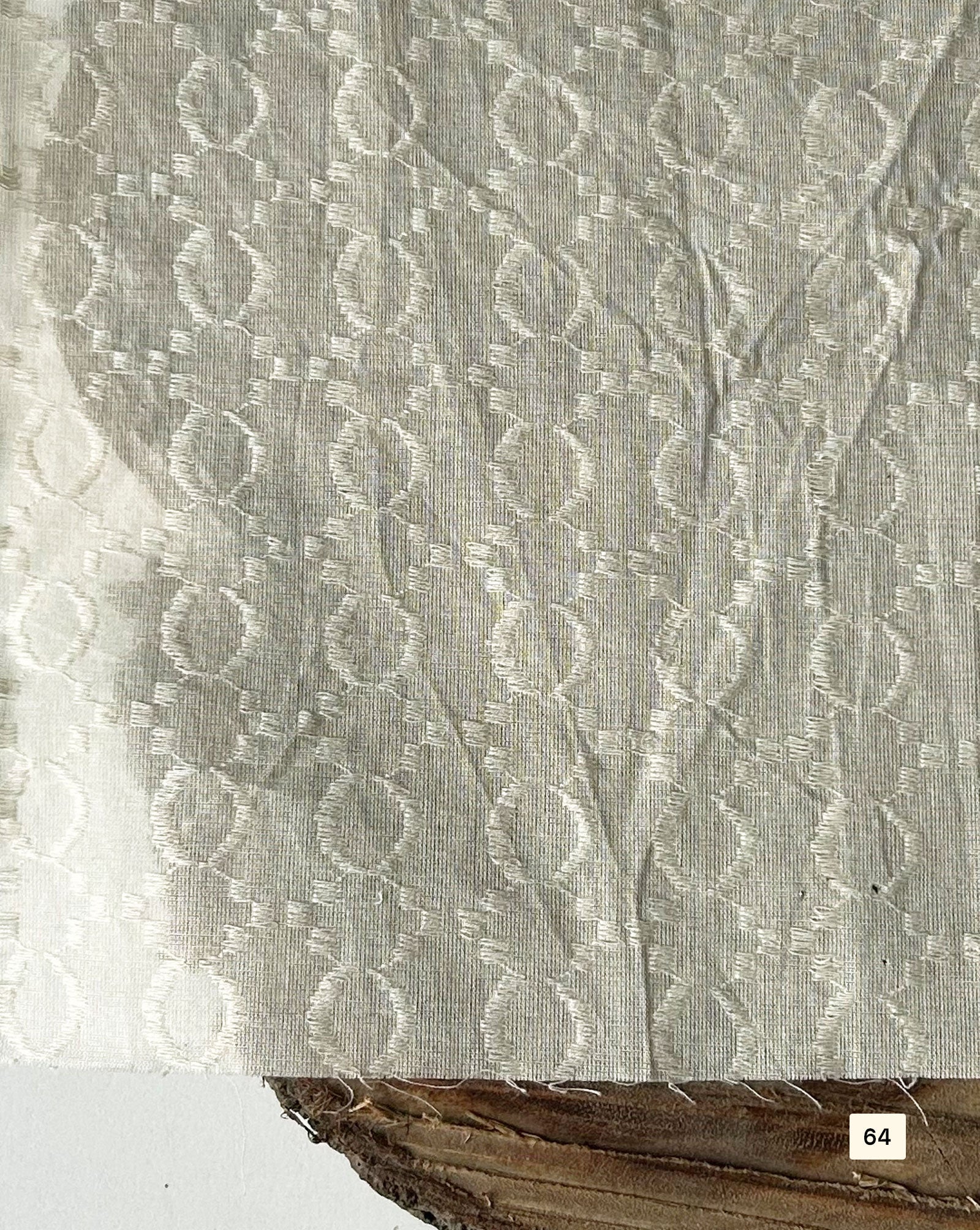 Greige Cotton Dobby fabric 48"