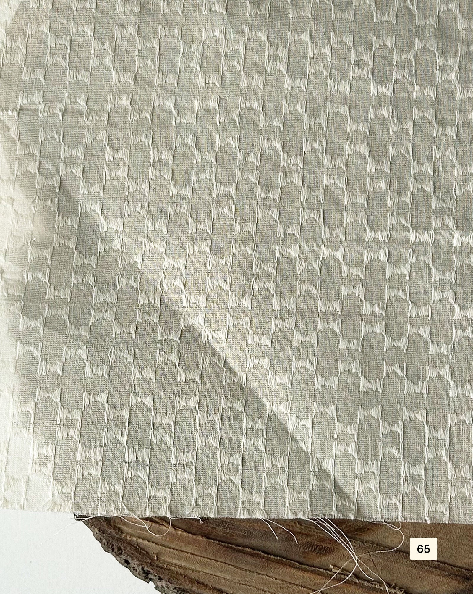 Greige Cotton Dobby fabric 48"