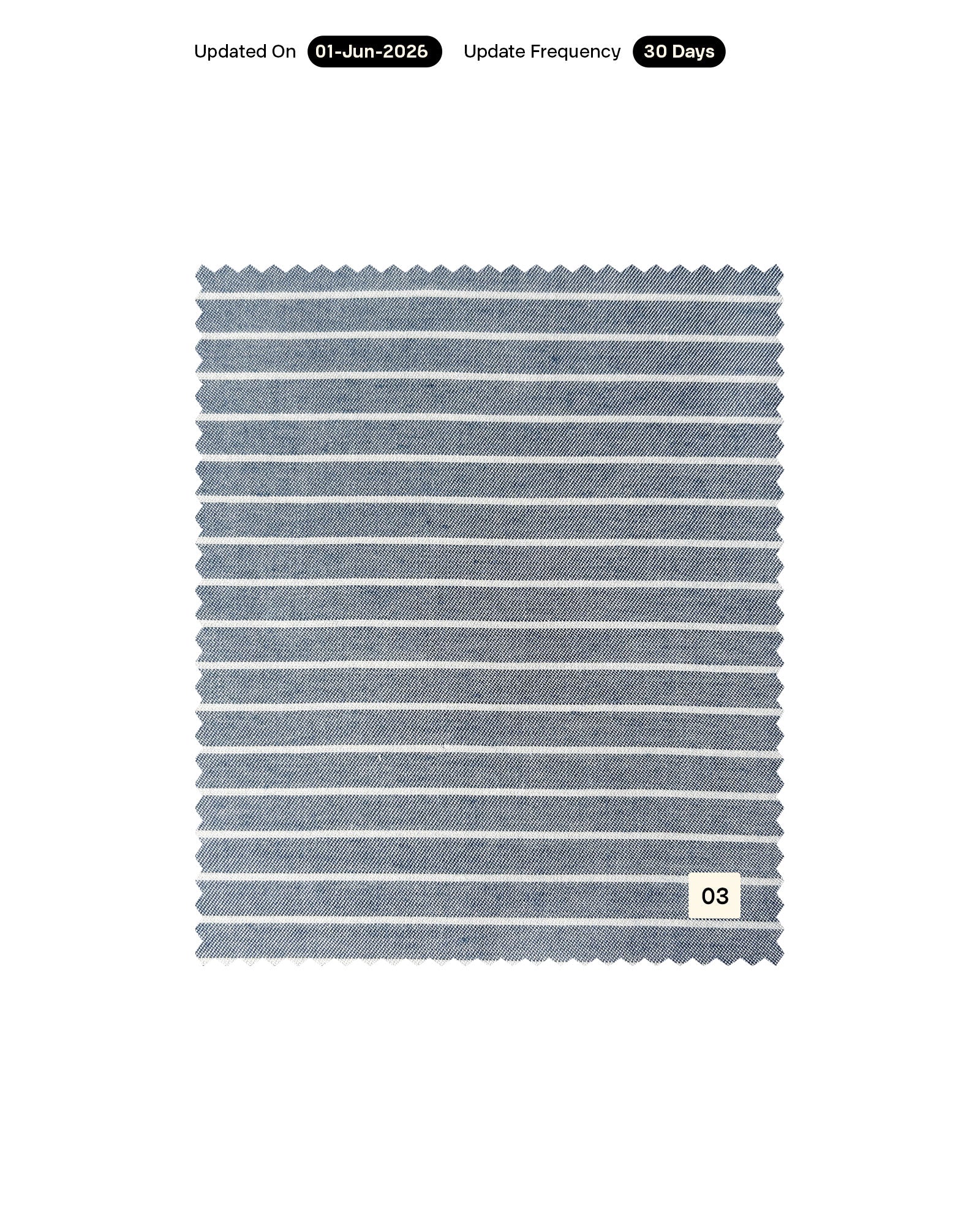 Modal Chambry Single Stripe Yarn Dyed Fabric 58"