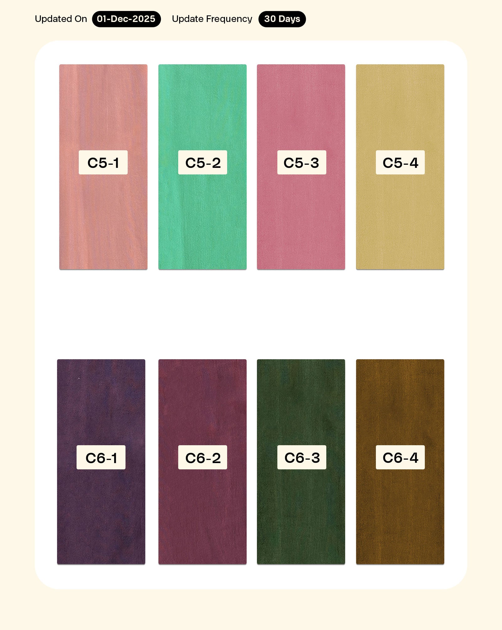 Viscose Natural Crepe Mill Dyed Fabric 8 kg