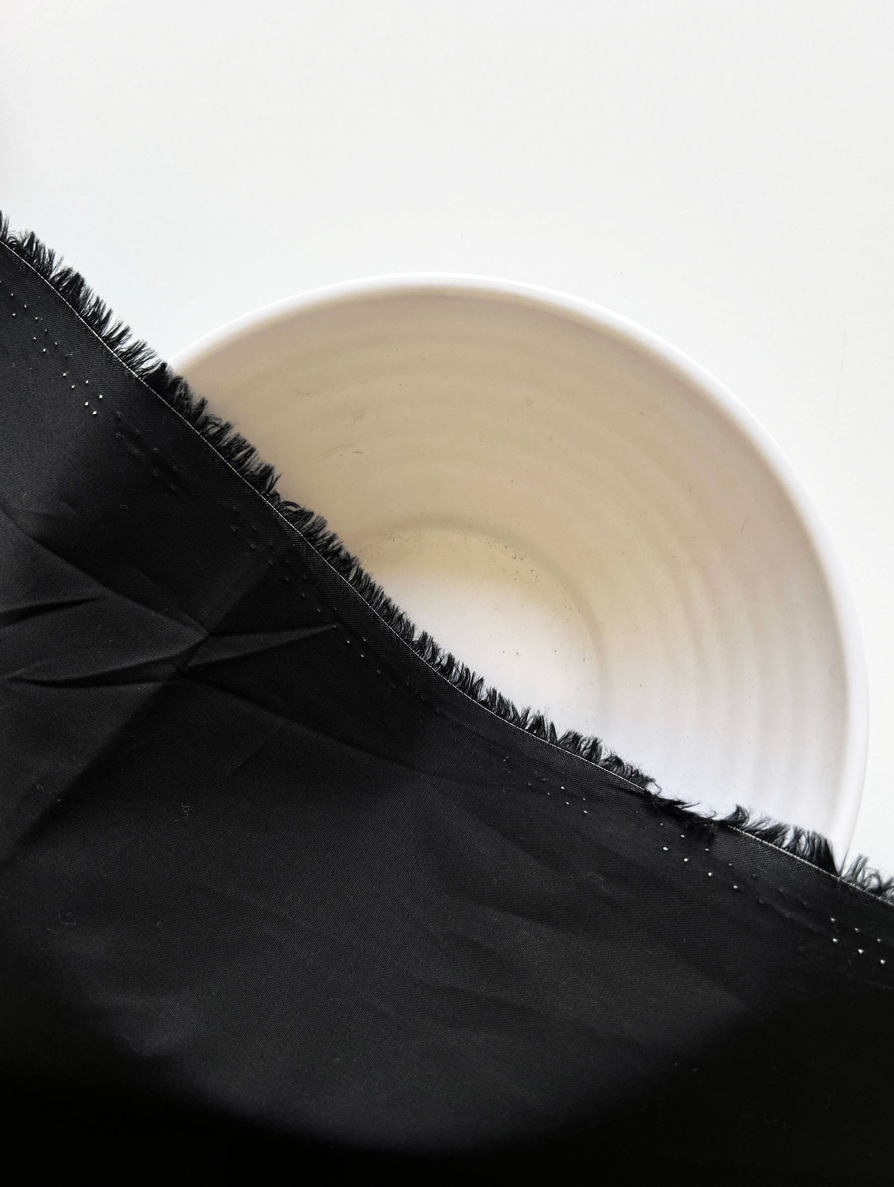 Black 40s (132 x 72) Cotton Poplin Bio Finish Mill Dyed 57"