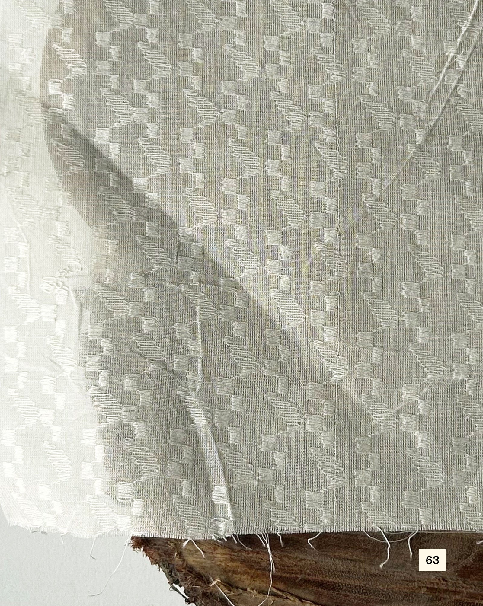 Greige Cotton Dobby fabric 48"