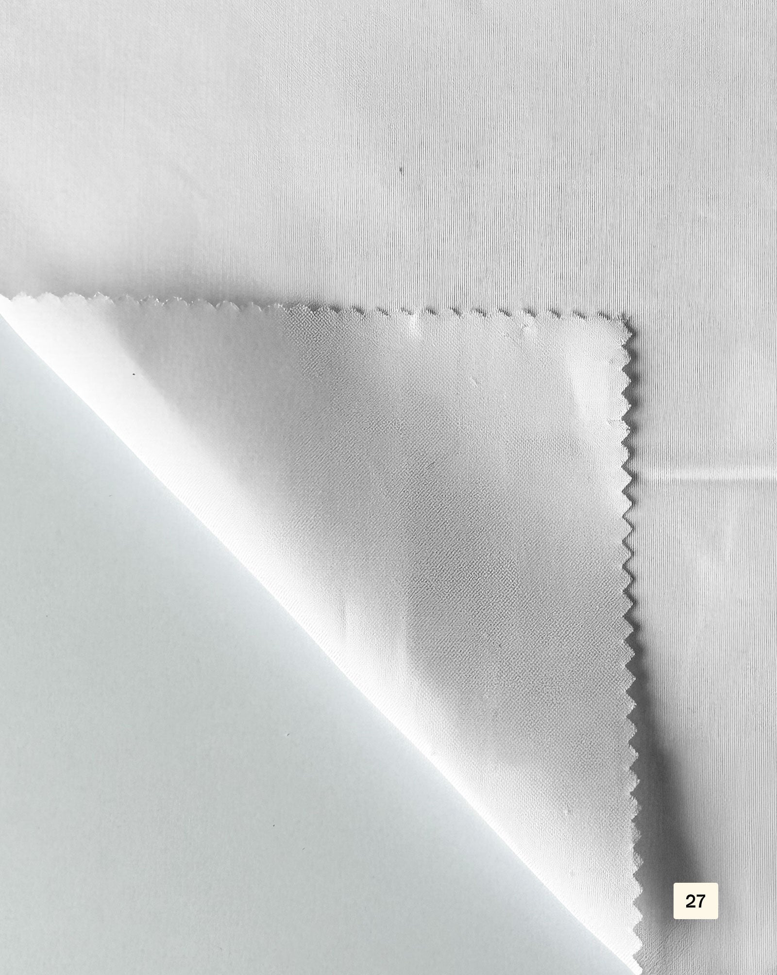 Cotton Poly Oxford White Fabric 58"