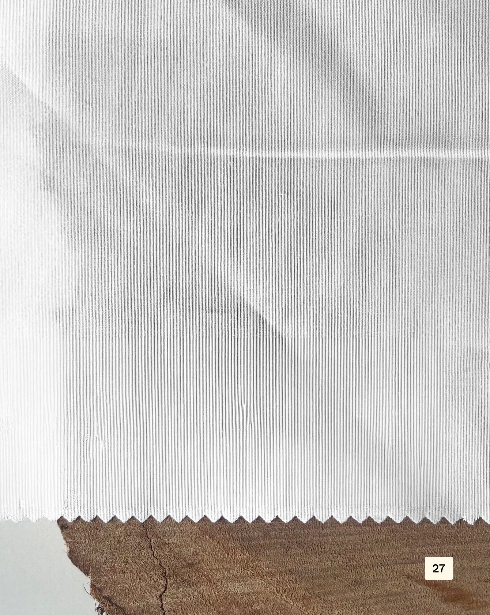 Cotton Poly Oxford White Fabric 58"