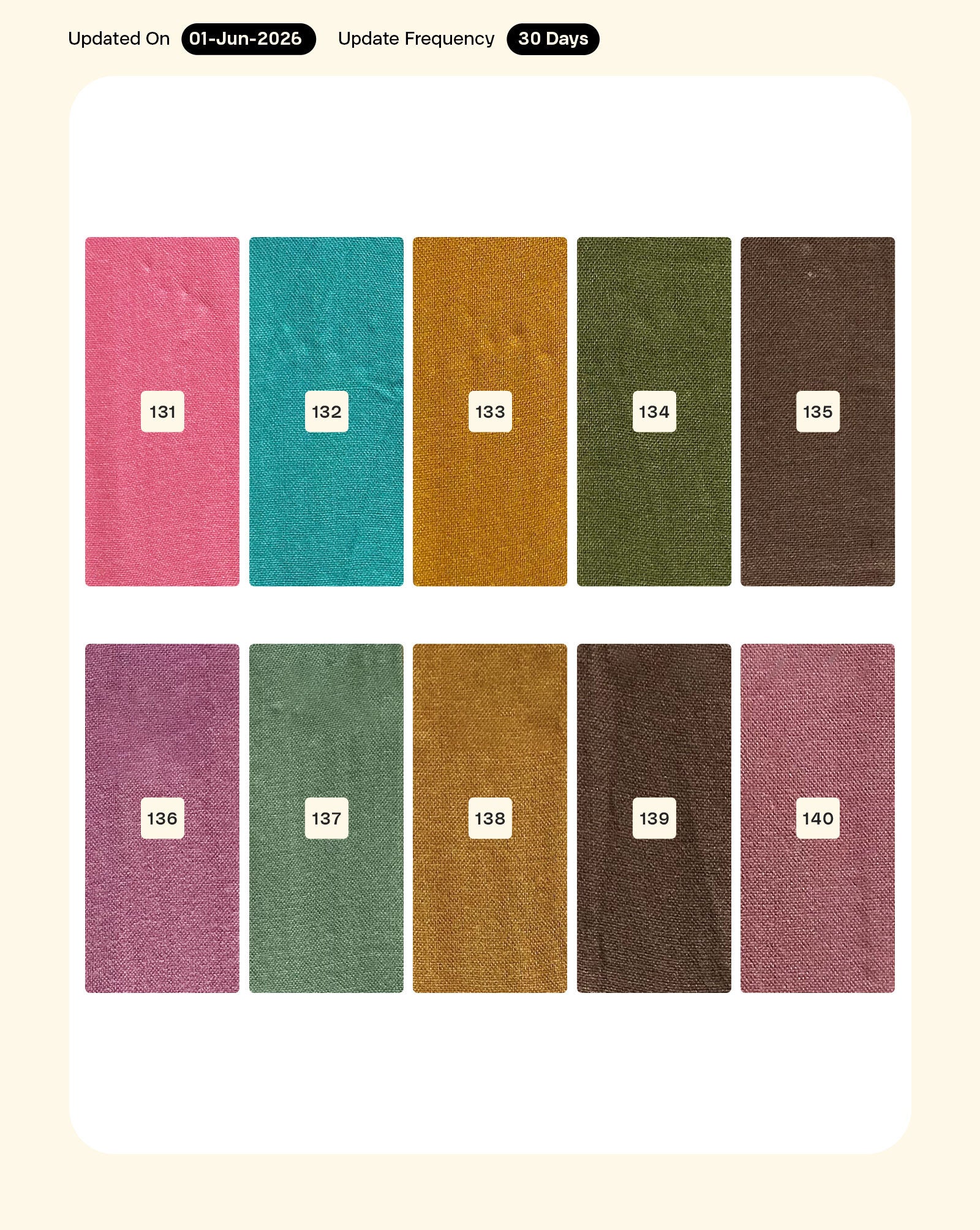 30s Liva Rayon Plain Fabric 44" - 14 kg