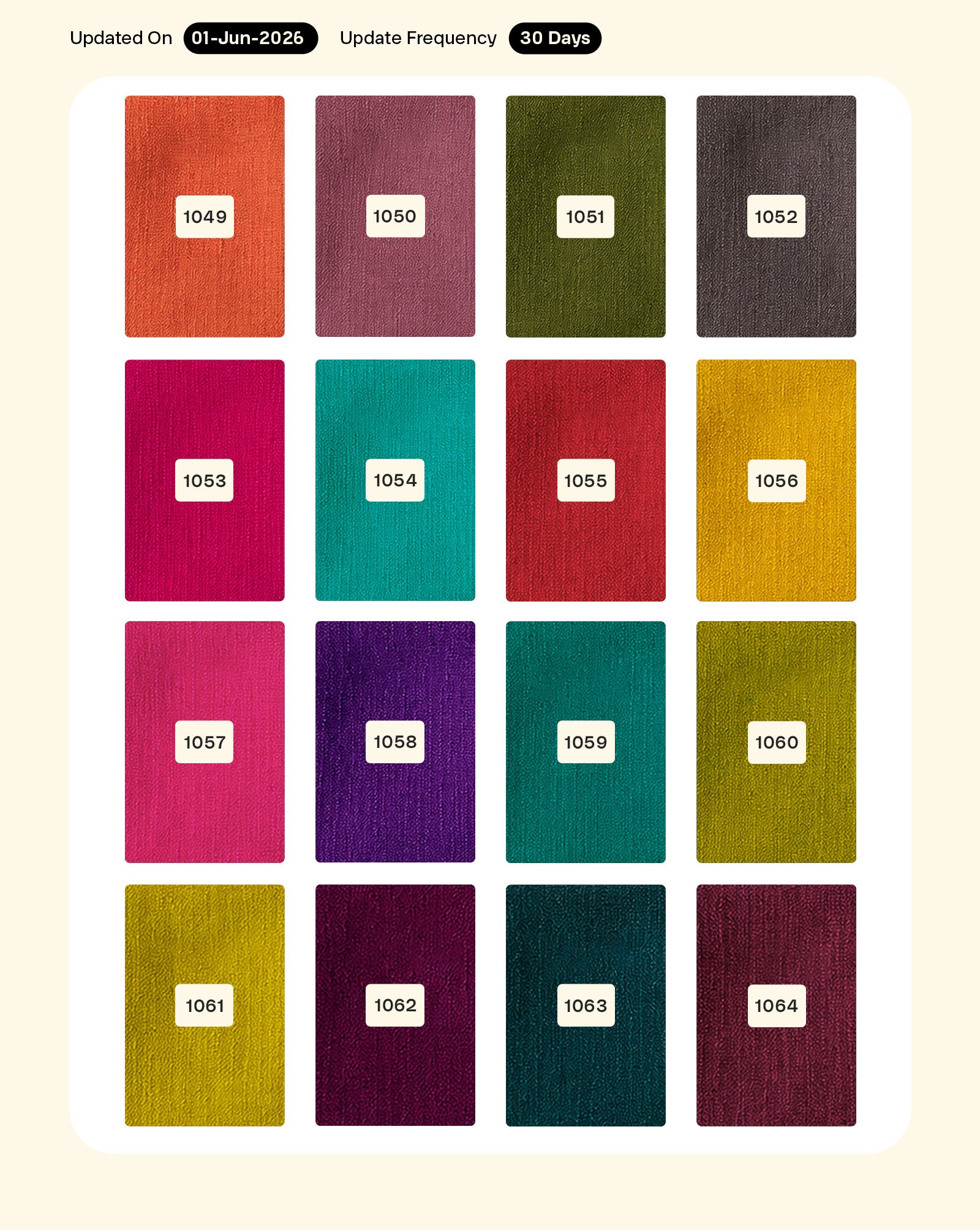 Poly Viscose Vertican Mill Dyed Fabric 56"
