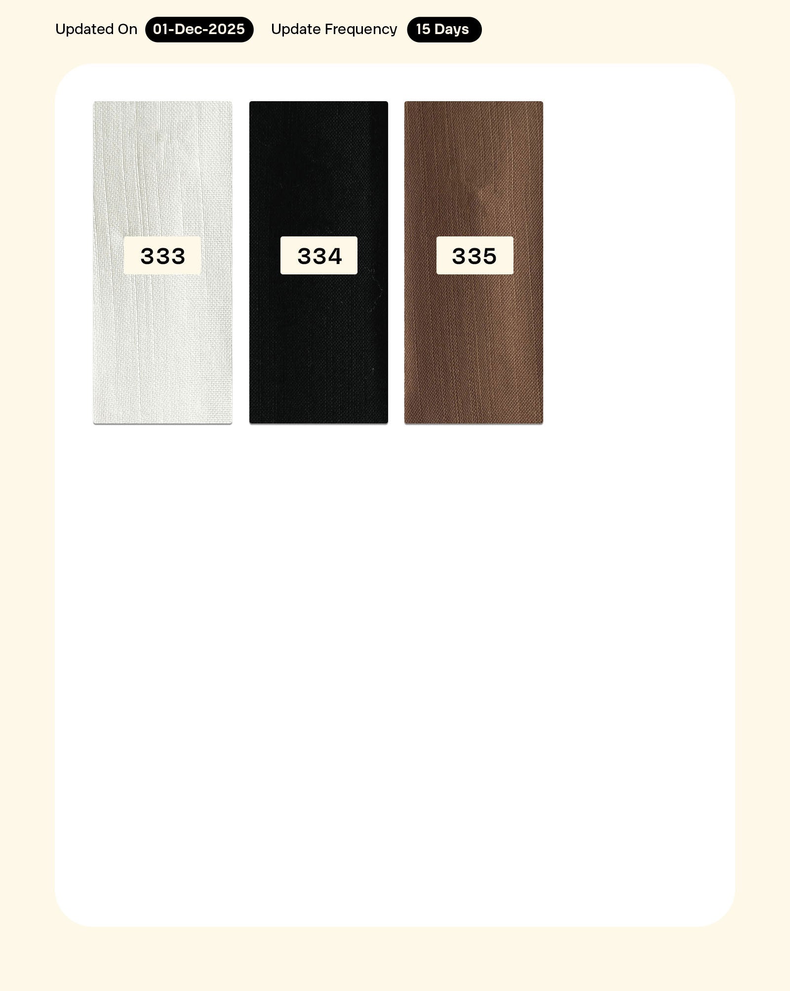 Poly Single Sided Slub Mill Dyed Fabric 48" - 12 kg