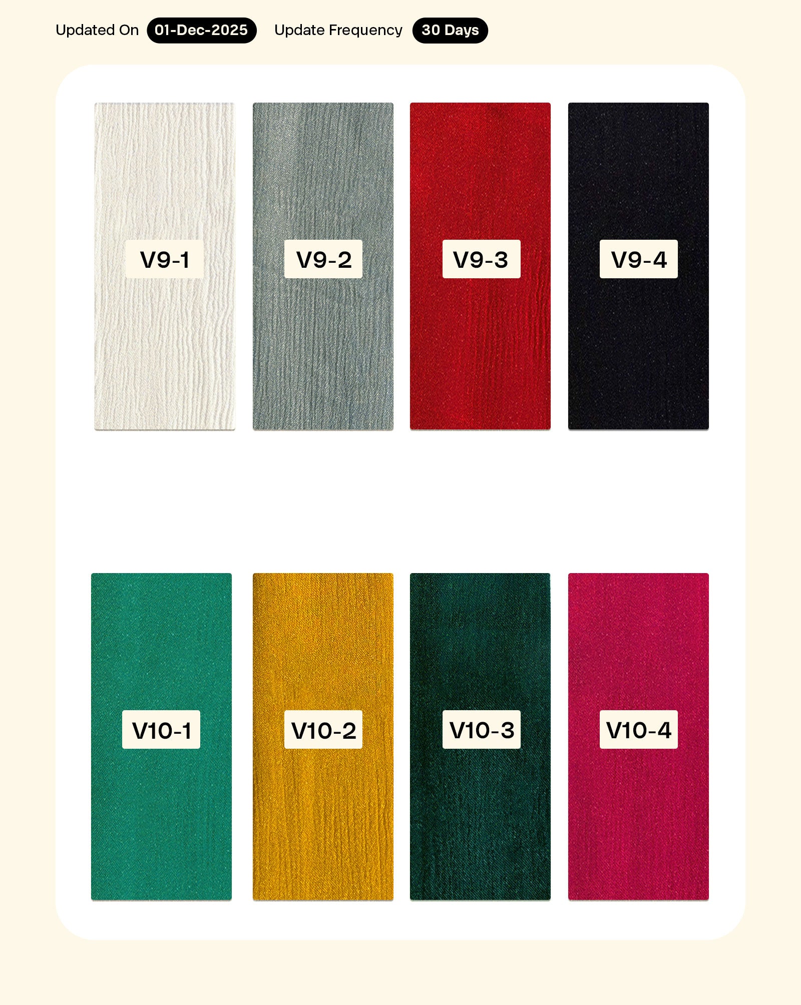 Viscose Chinnon Chiffon Mill Dyed Fabric 42" - 6 kg